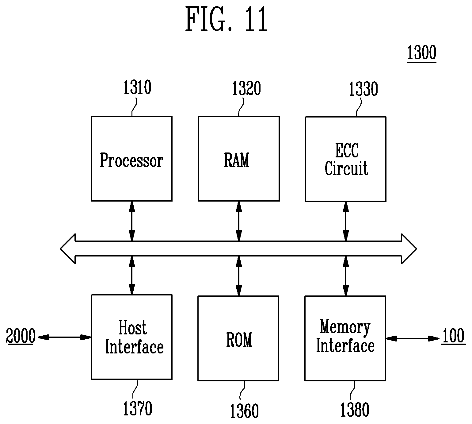 Patent US11841795 Figure 11 – Storage device for setting a flag in a mapping table according to a sequence number and operating method thereof