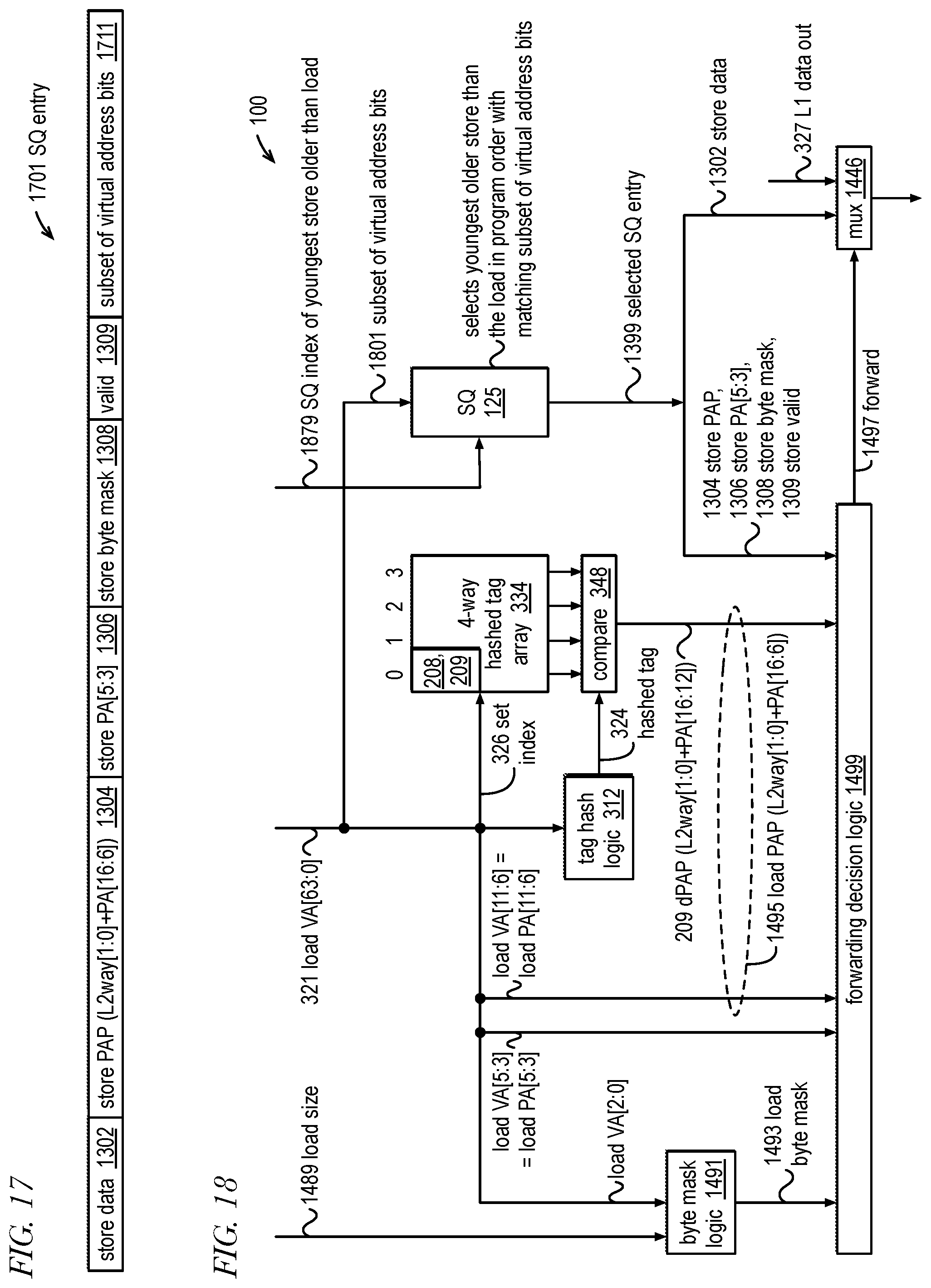 Patent US11841802 Figure 10 – Microprocessor that prevents same address load-load ordering violations