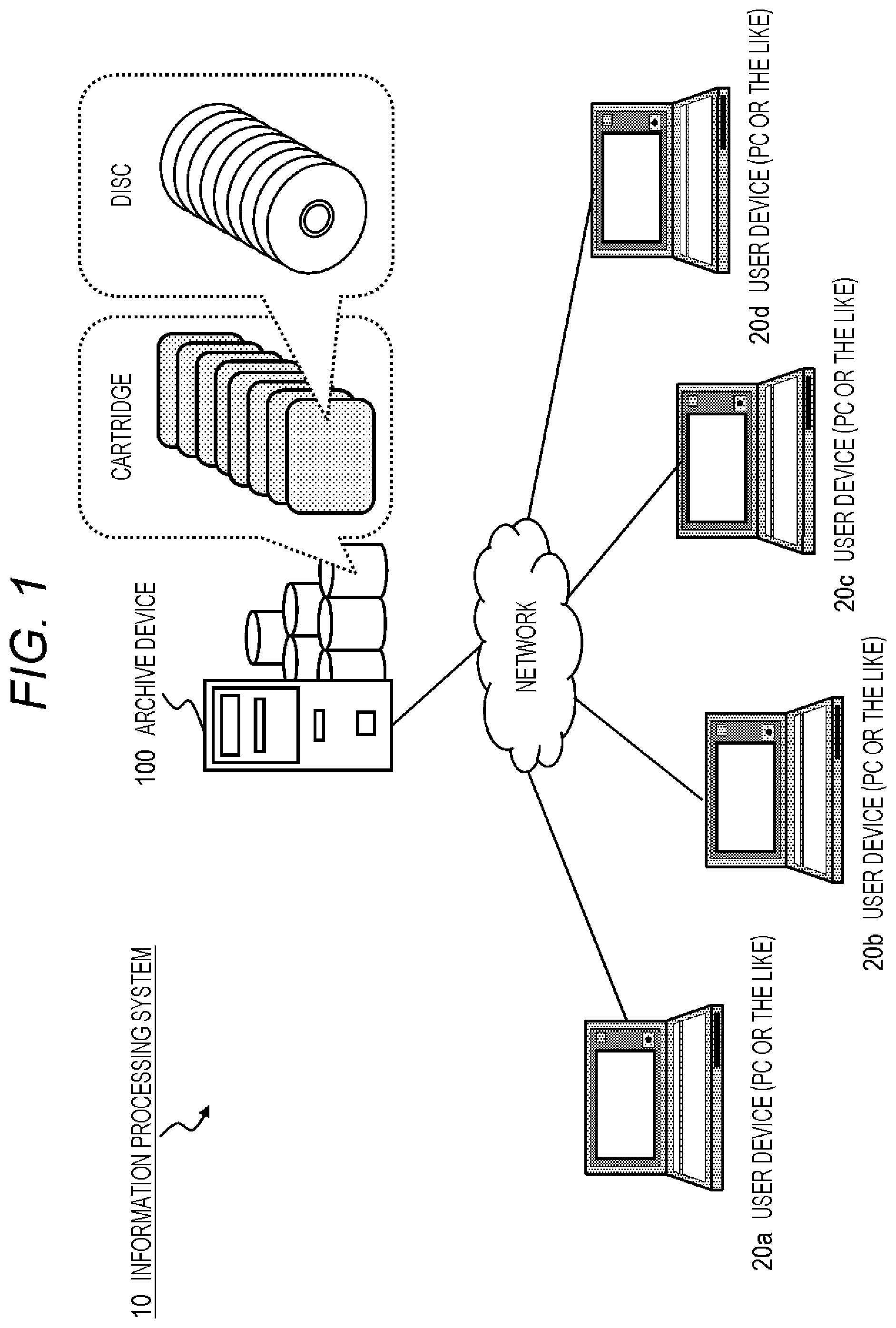 Patent US11841804 Figure 1 – Information processing device and information processing method