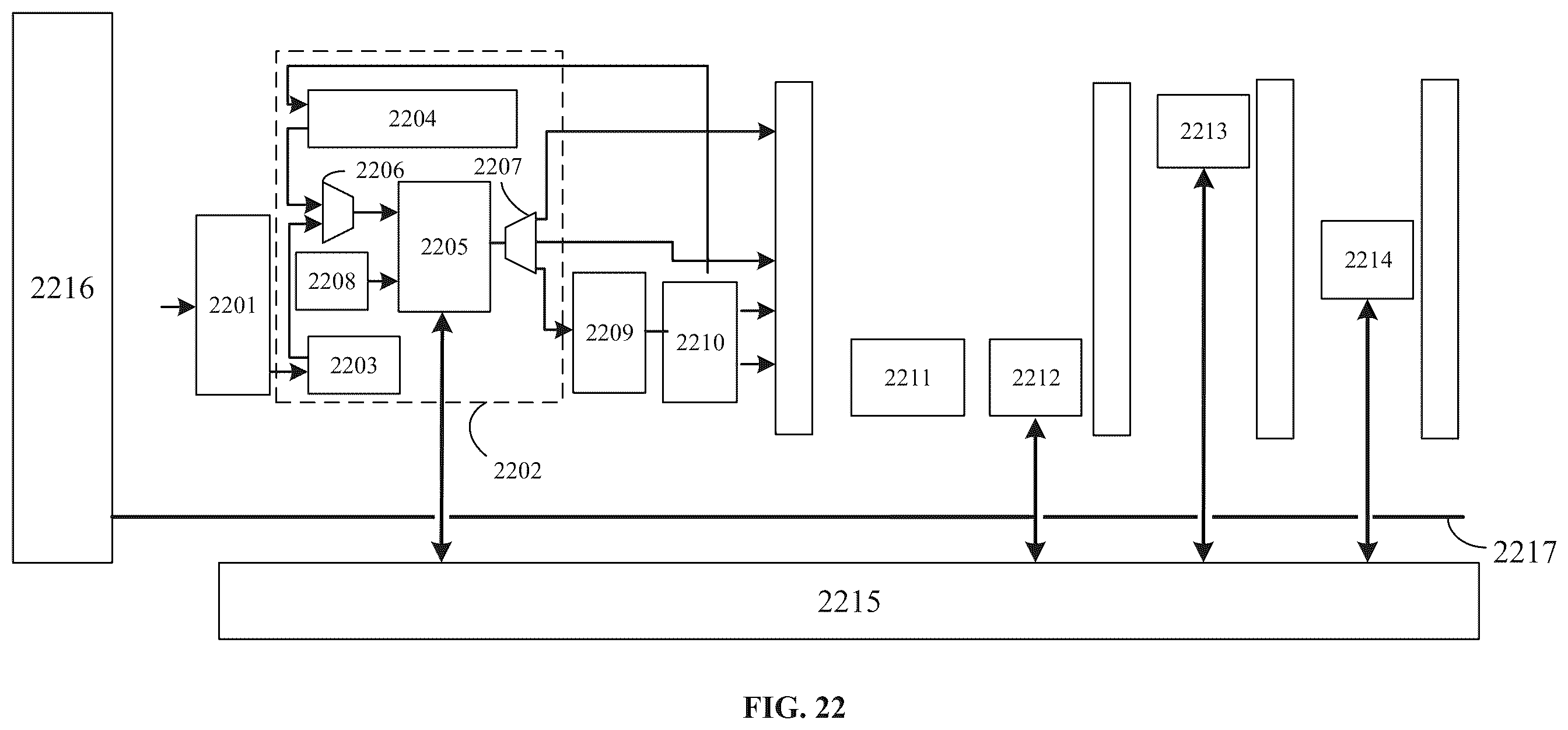 Patent US11841822 Figure 15 – Fractal calculating device and method, integrated circuit and board card