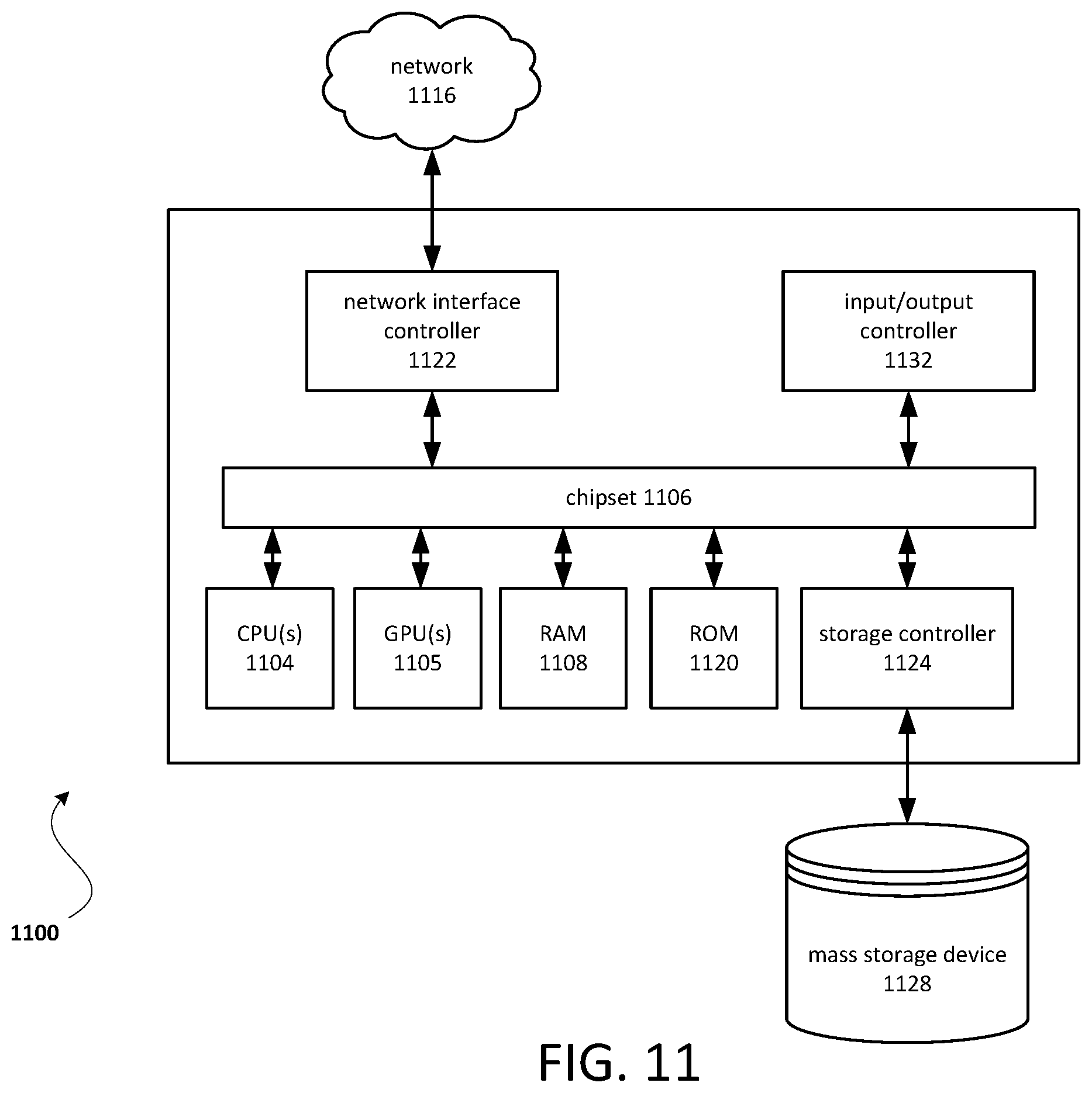 Patent US11841845 Figure 11 – Data consistency mechanism for hybrid data processing