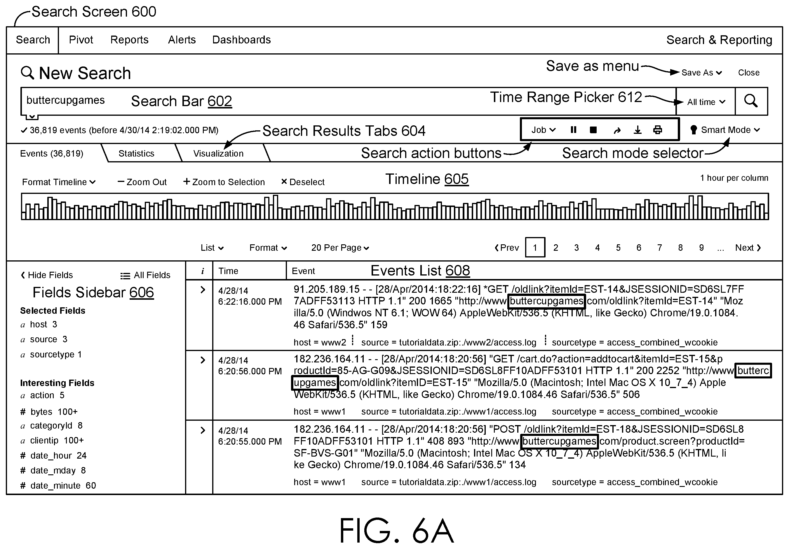 Patent US11841853 Figure 5 – Identifying related field sets based on related source types