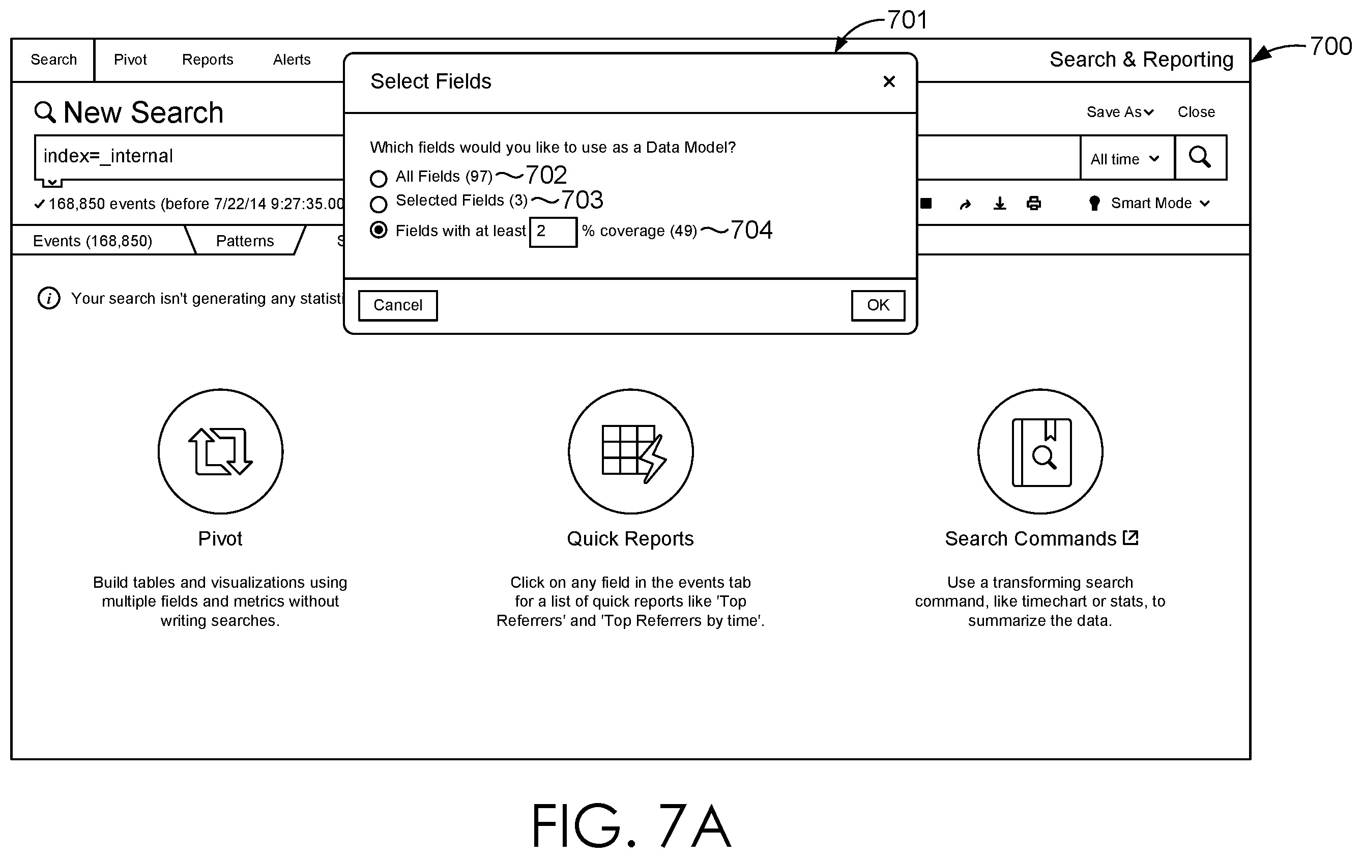 Patent US11841853 Figure 7 – Identifying related field sets based on related source types