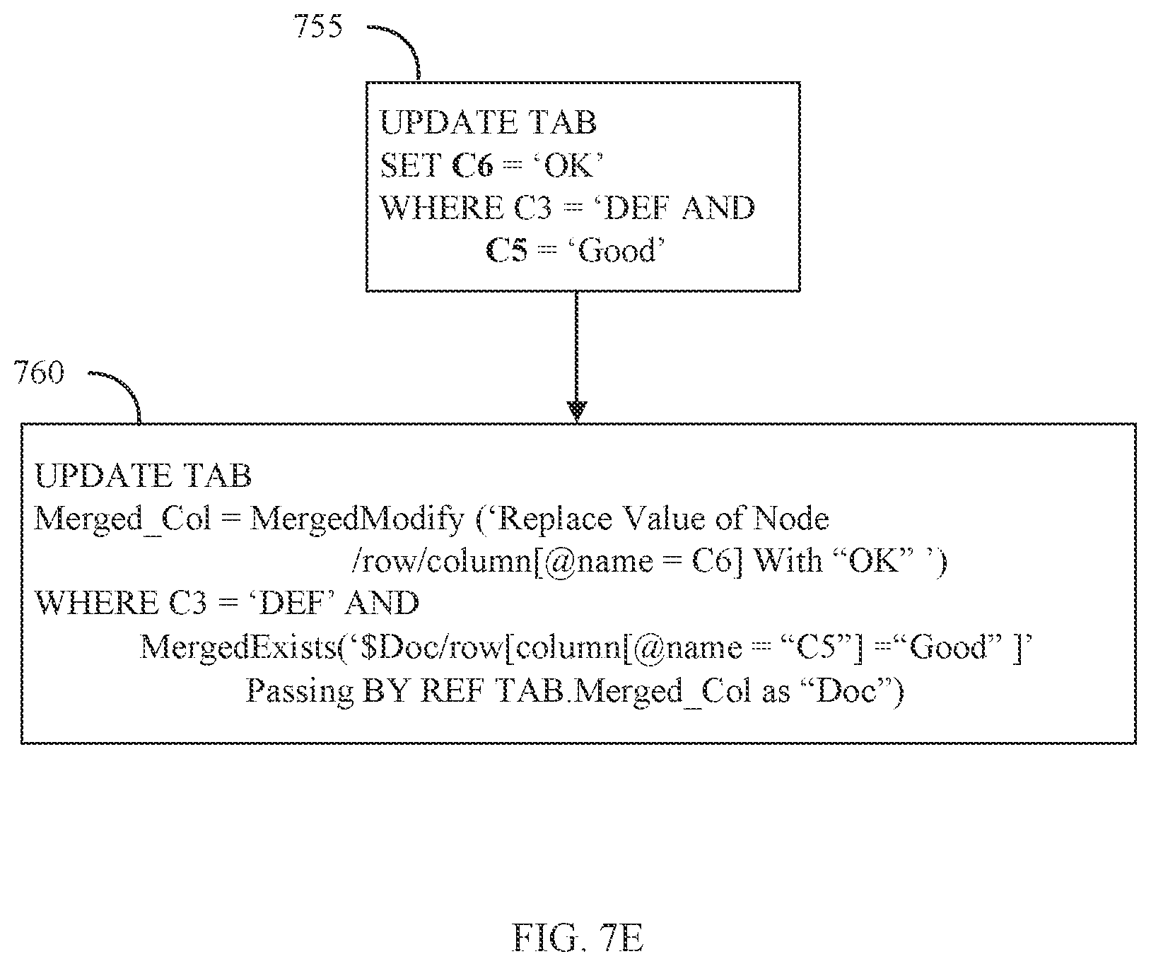 Patent US11841857 Figure 9 – Query efficiency using merged columns
