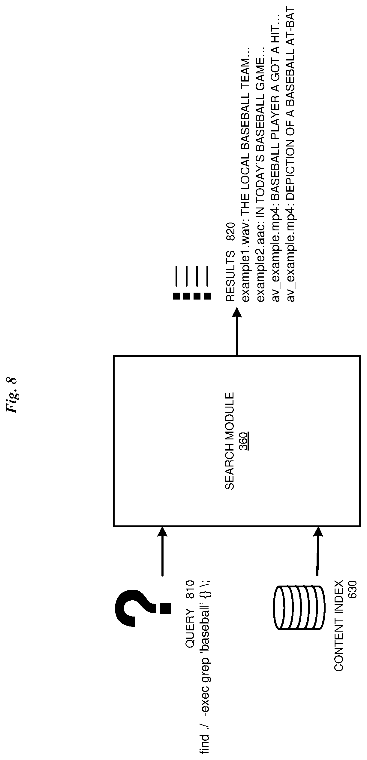 Patent US11841885 Figure 8 – Multi-format content repository search