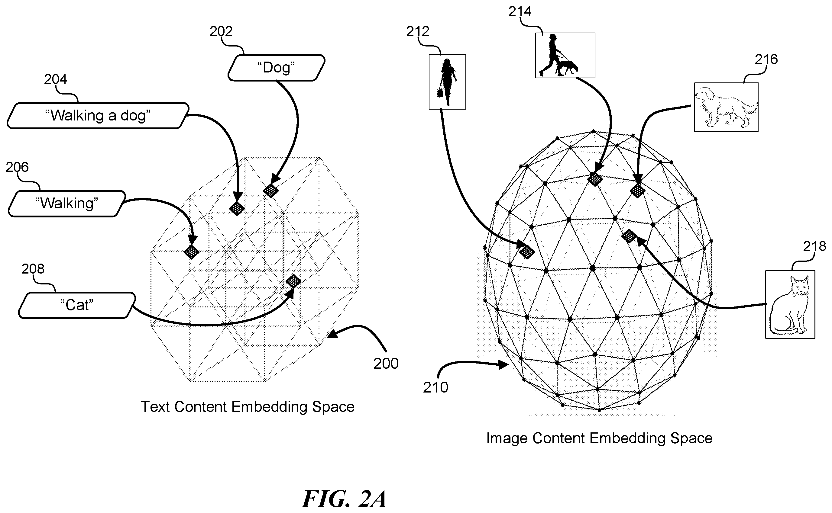 Patent US11841897 Figure 2 – Identifying content items in response to a text-based request