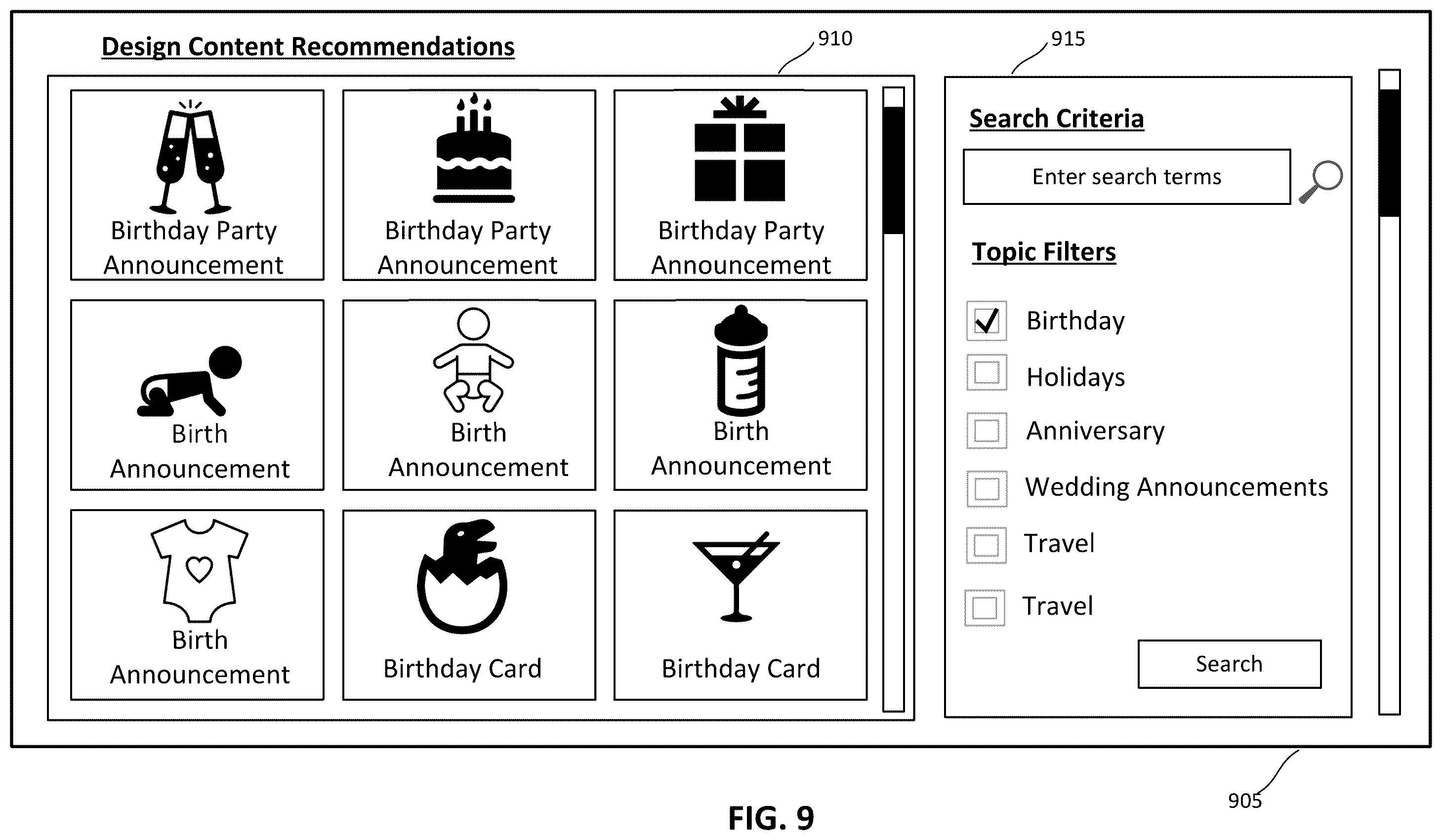 Patent US11841911 Figure 10 – Scalable retrieval system for suggesting textual content