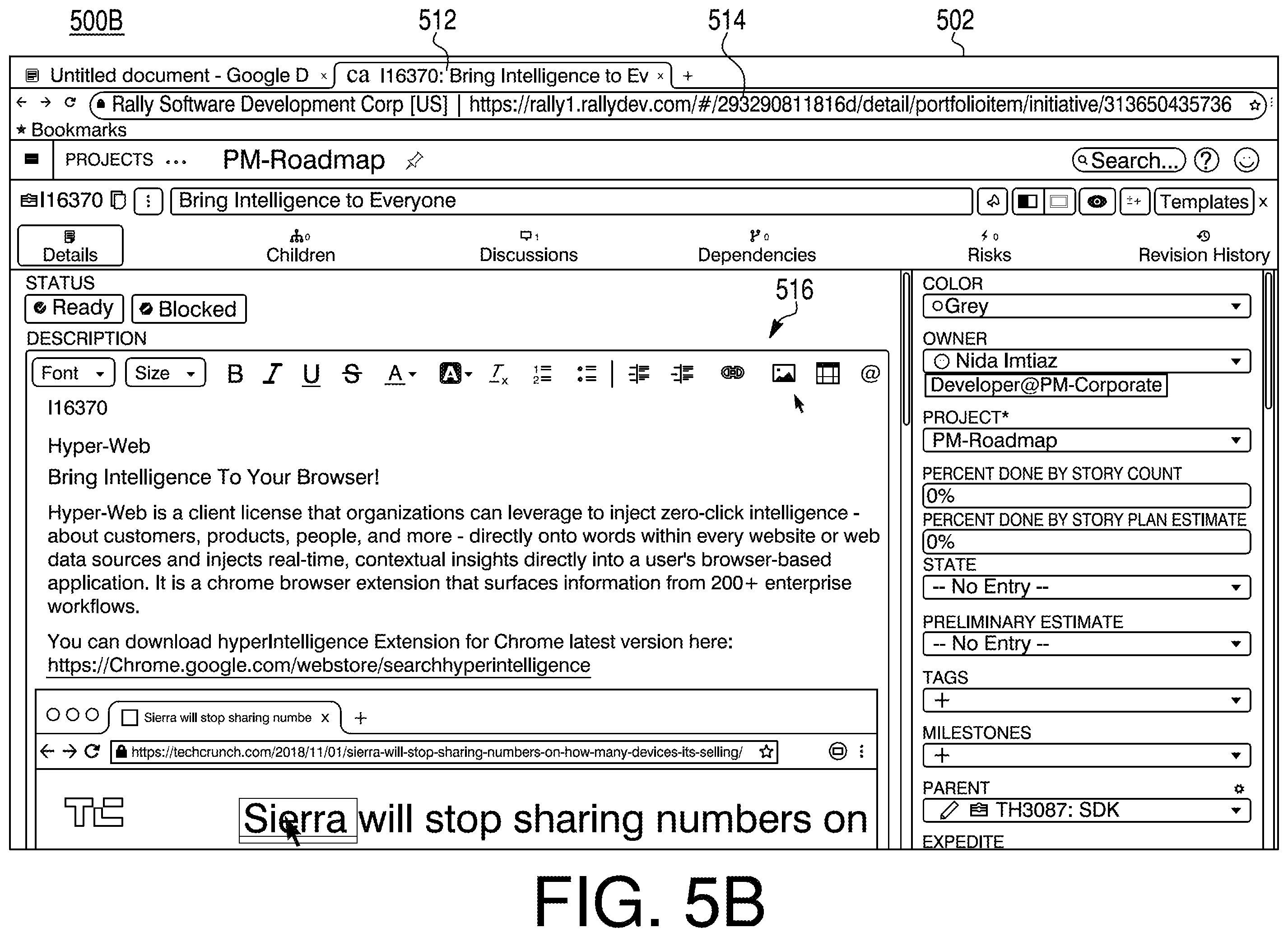 Patent US11841915 Figure 11 – Systems and methods for displaying contextually relevant links