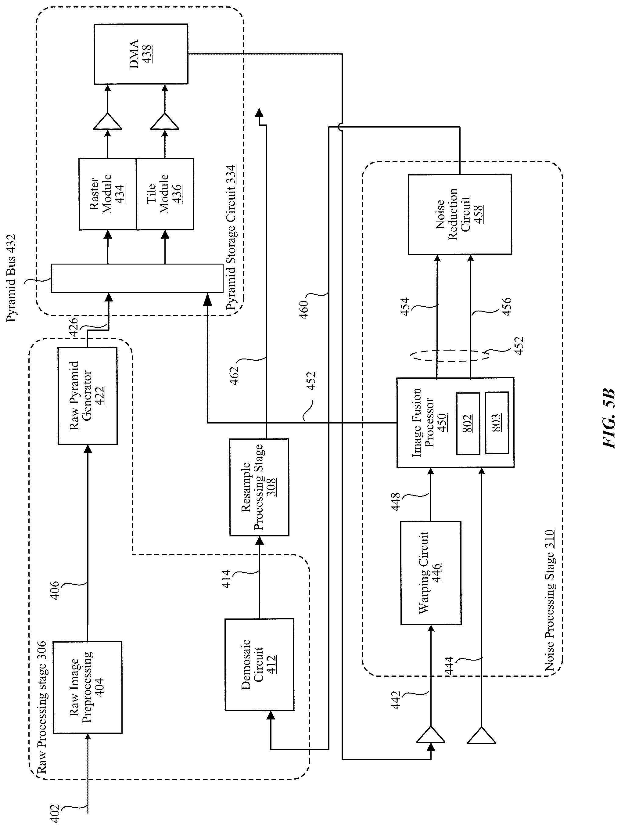 Patent US11841926 Figure 6 – Image fusion processor circuit for dual-mode image fusion architecture