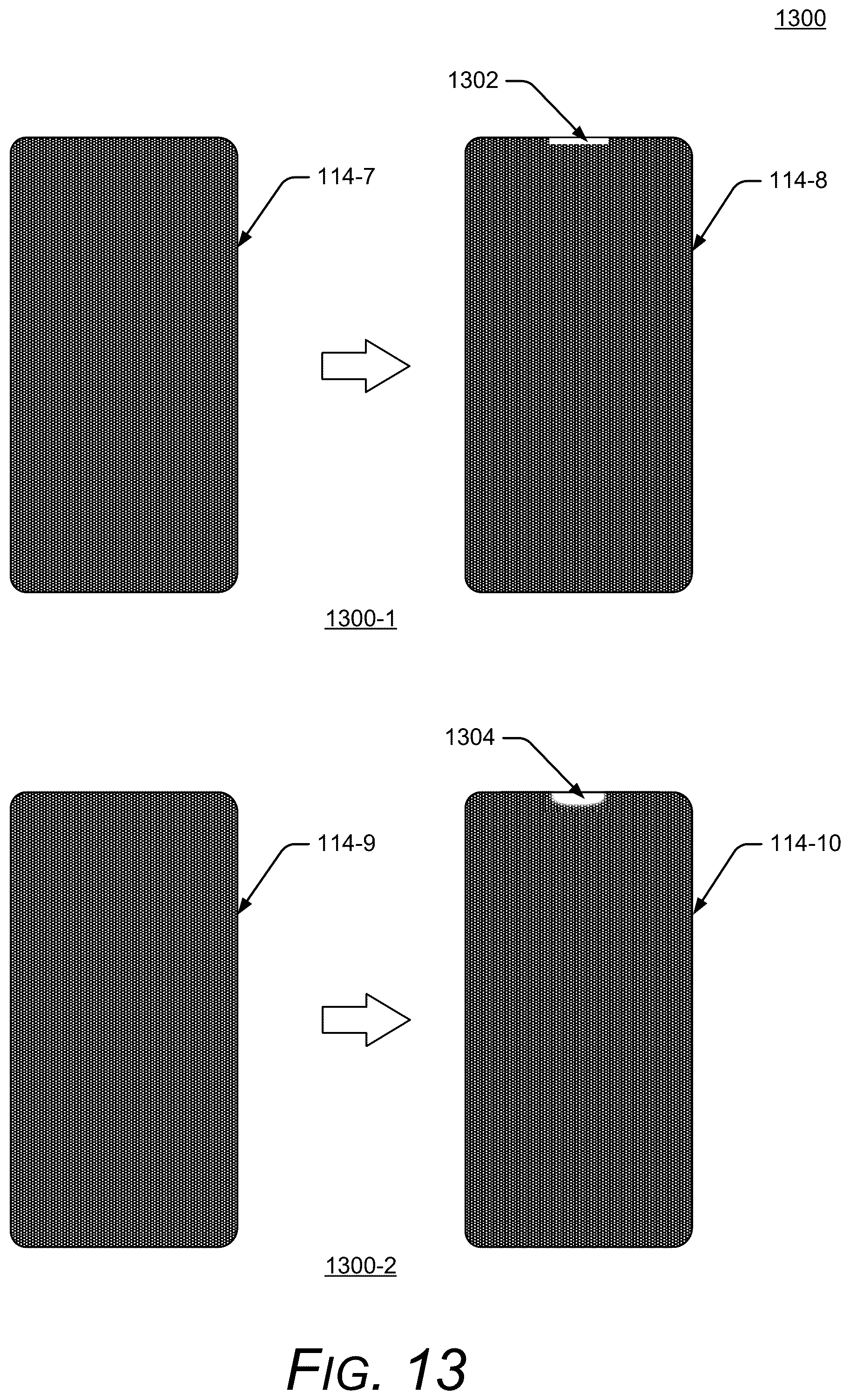 Patent US11841933 Figure 13 – Radar-based authentication status feedback