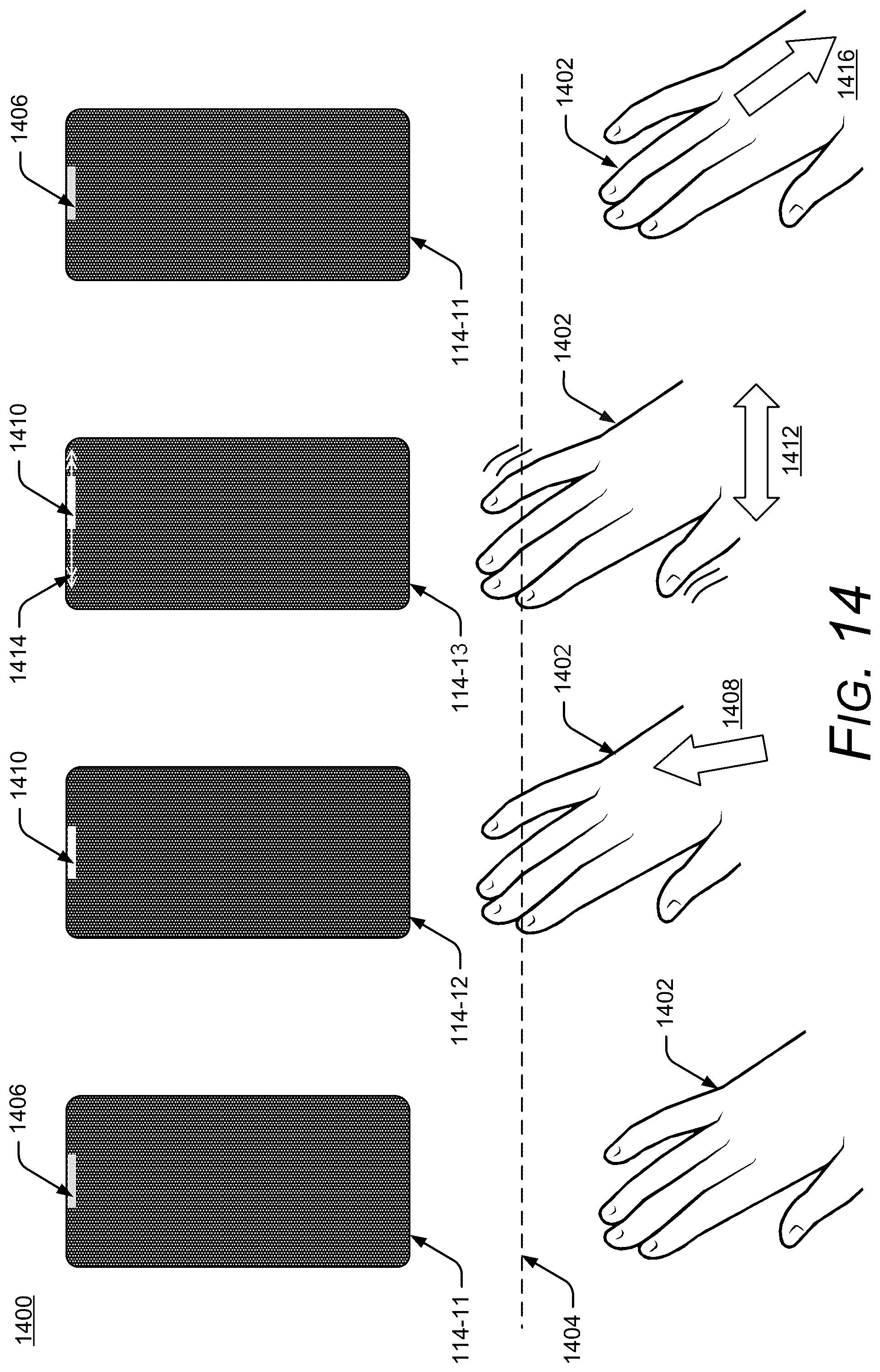 Patent US11841933 Figure 14 – Radar-based authentication status feedback