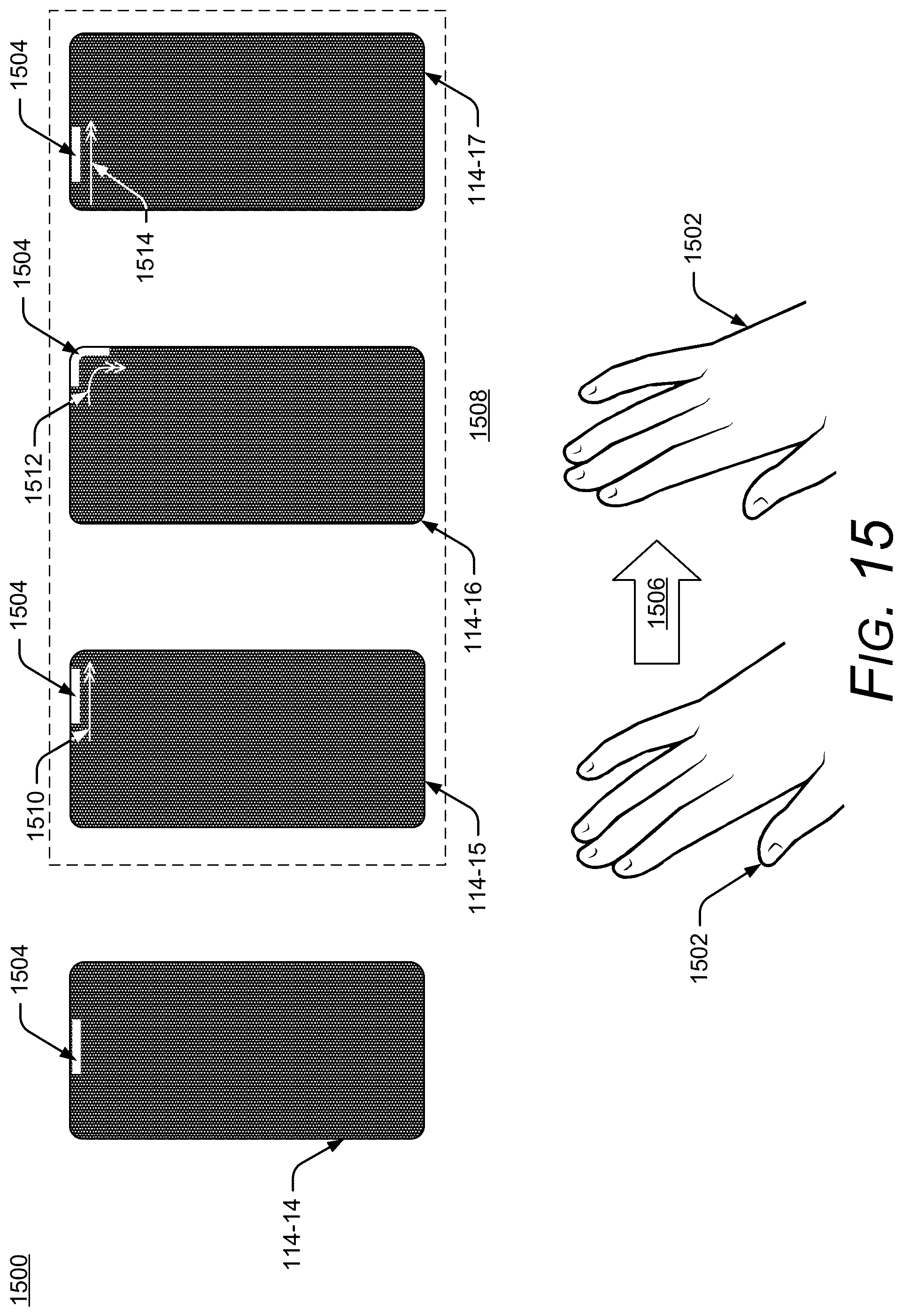 Patent US11841933 Figure 15 – Radar-based authentication status feedback