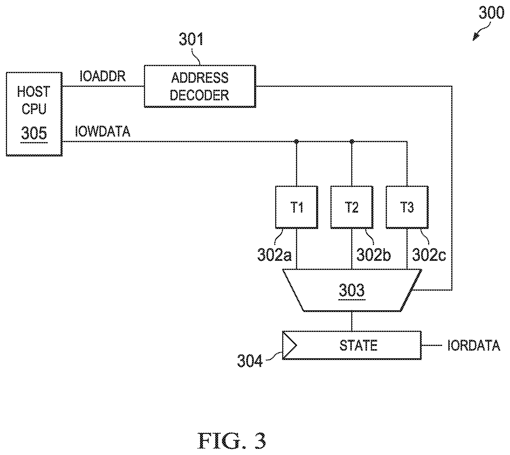 Patent US11841981 Figure 3 – Low cost cryptographic accelerator