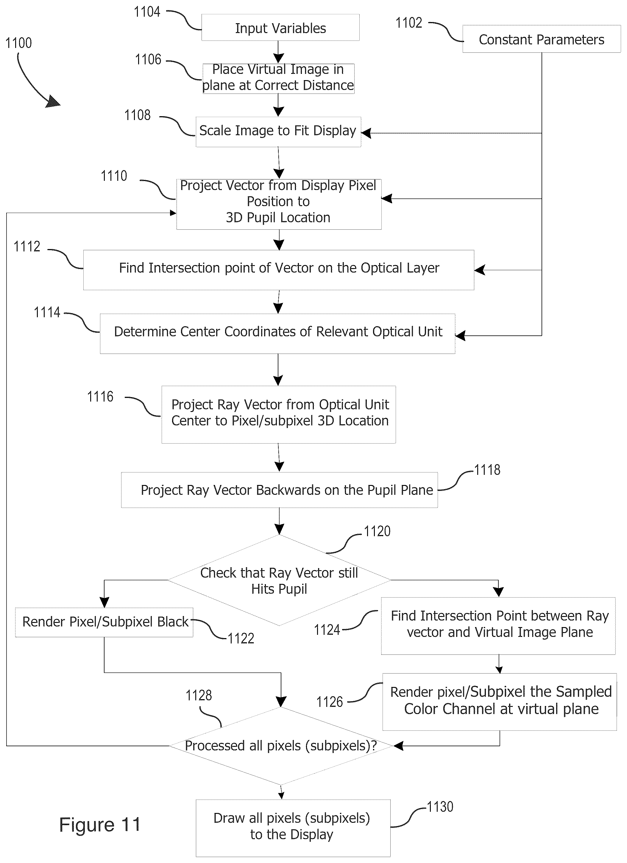 Patent US11841988 Figure 9 – Light field vision-based testing device, adjusted pixel rendering method therefor, and online vision-based testing management system and method using same
