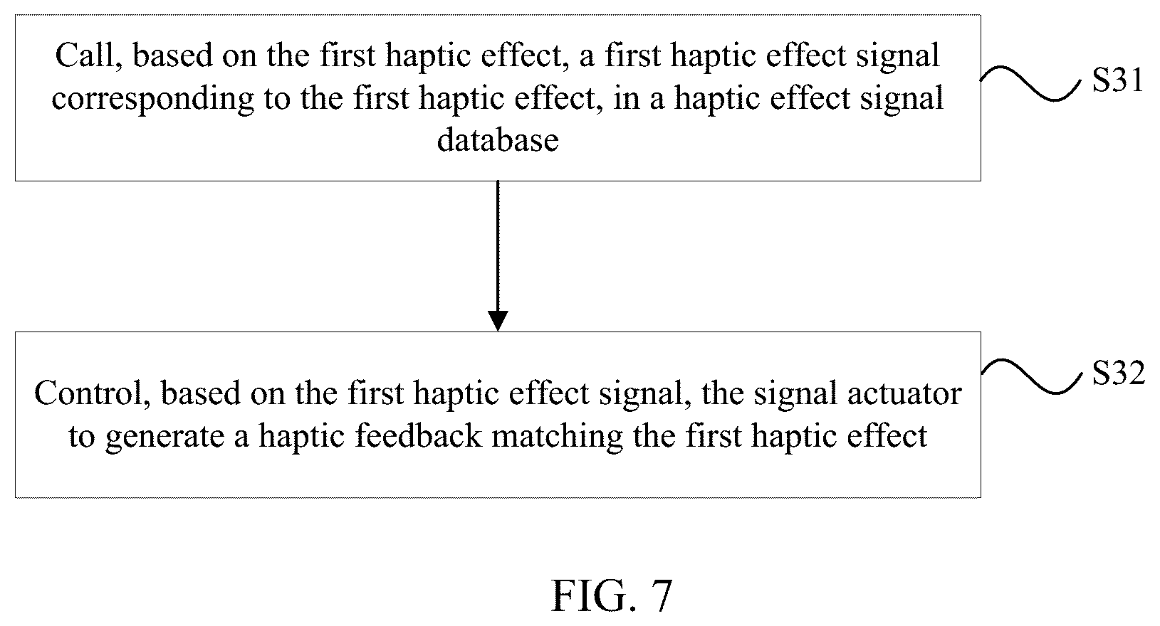 Patent US11841989 Figure 6 – Method, device, and storage medium for generating a haptic feedback