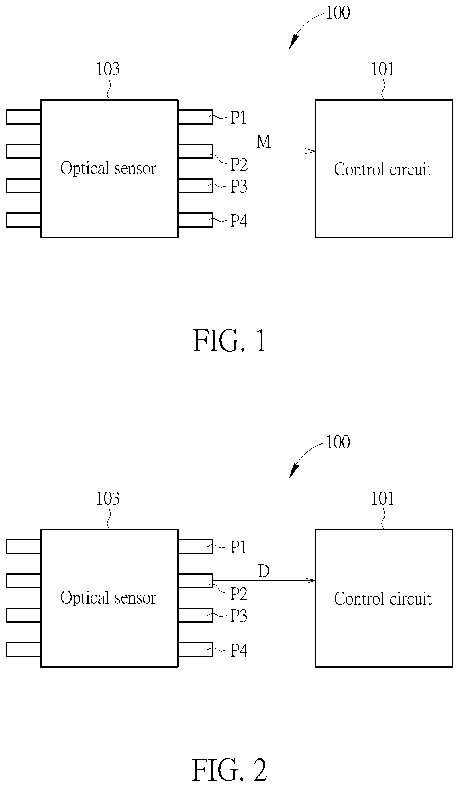 Patent US11841994 Figure 1 – Optical navigation system and optical sensor control method