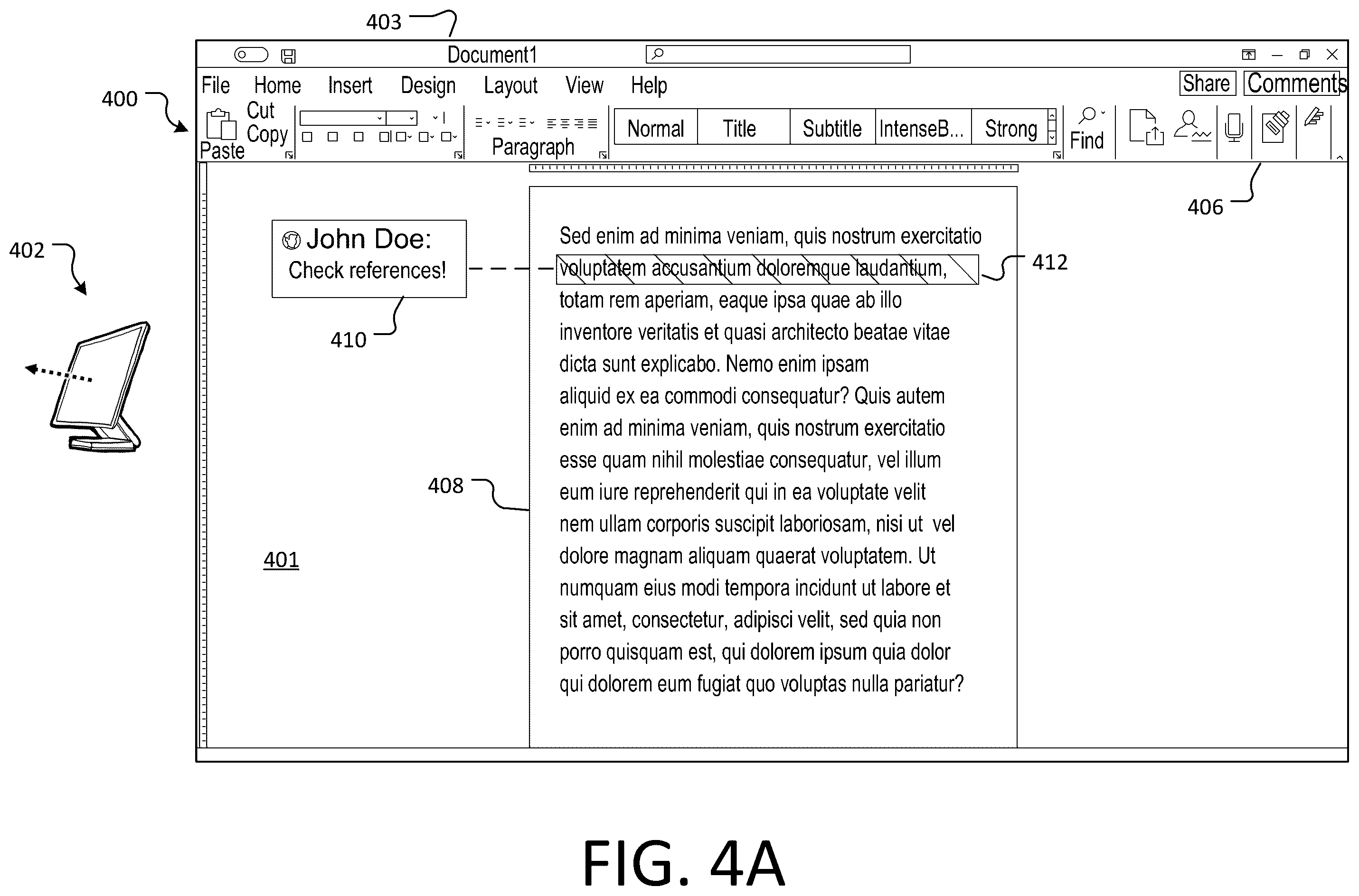 Patent US11841998 Figure 7 – Tilt-responsive techniques for digital drawing boards