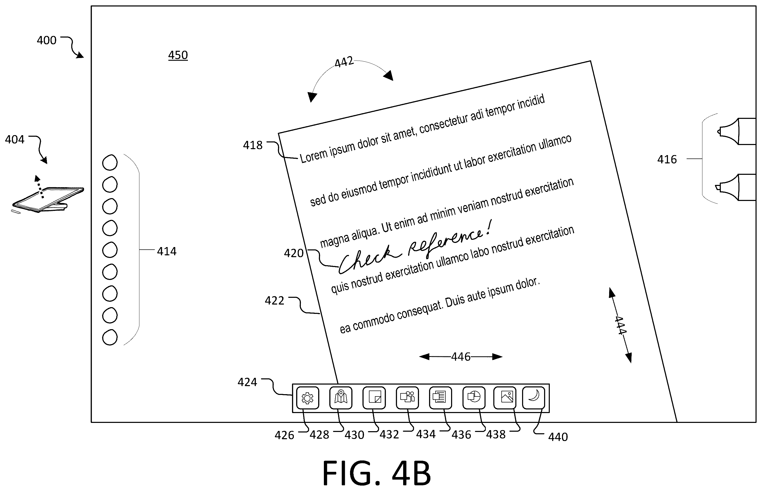 Patent US11841998 Figure 8 – Tilt-responsive techniques for digital drawing boards