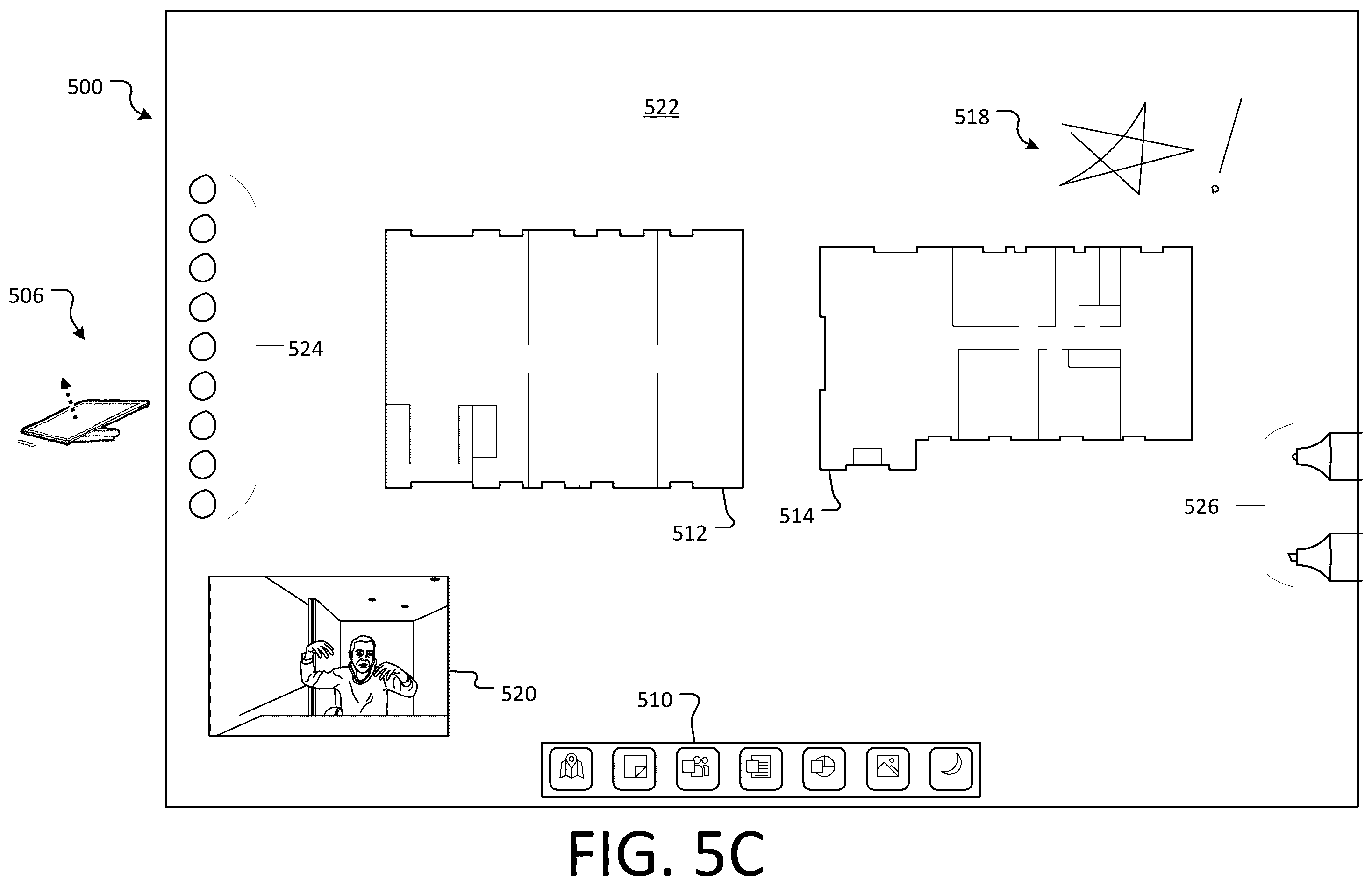 Patent US11841998 Figure 11 – Tilt-responsive techniques for digital drawing boards