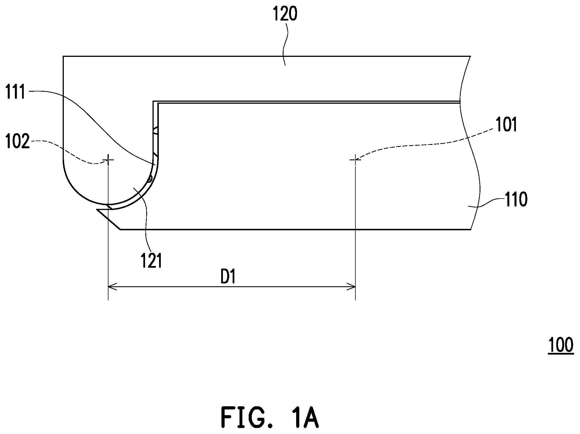 Patent US11847000 Figure 1 – Portable electronic device