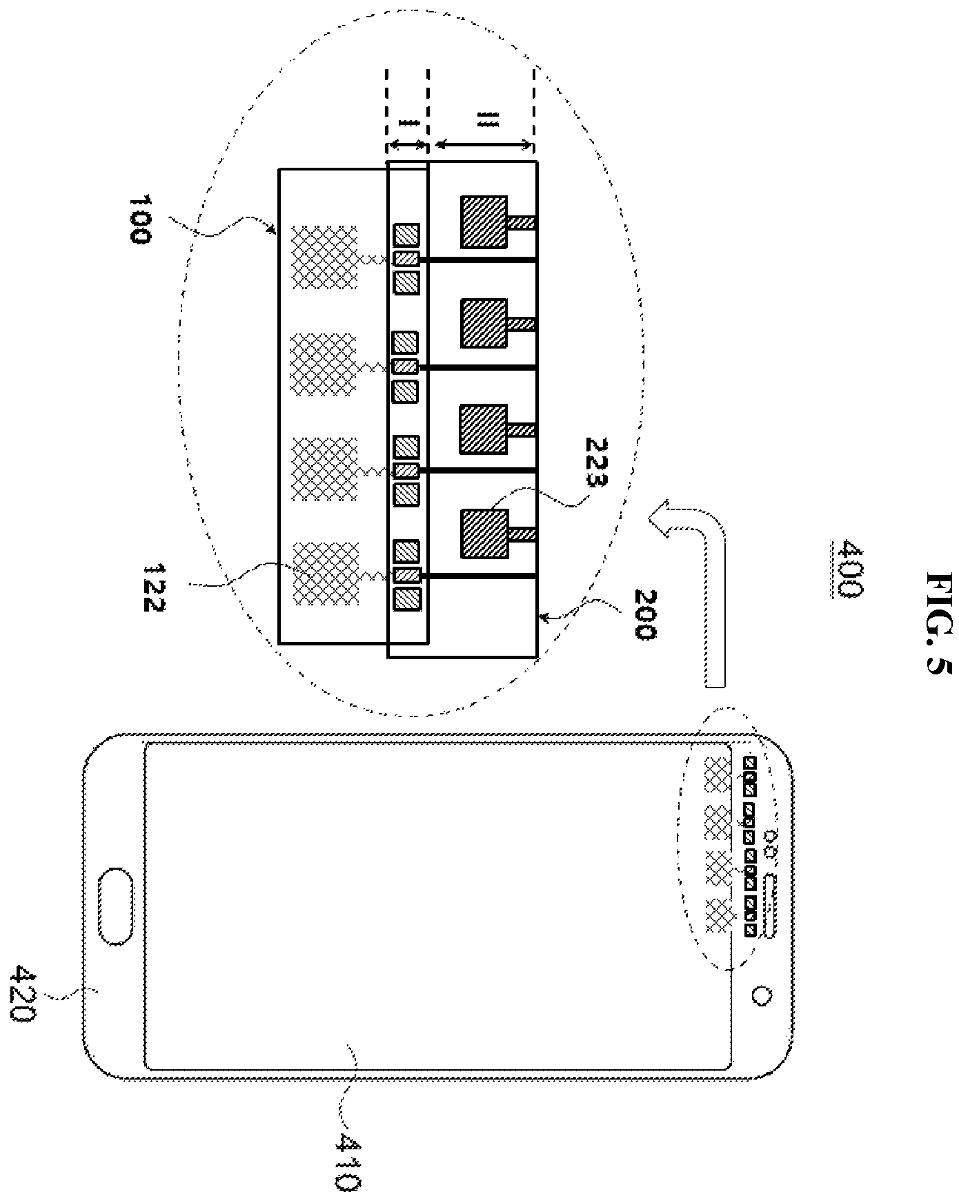 Patent US11847001 Figure 4 – Antenna package and image display device including the same