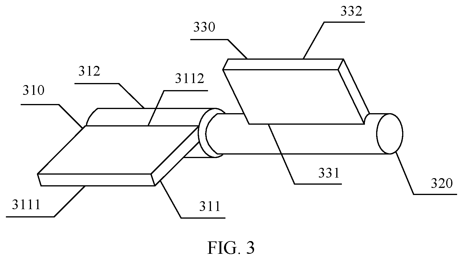 Patent US11847003 Figure 2 – Folding device and heat dissipation apparatus