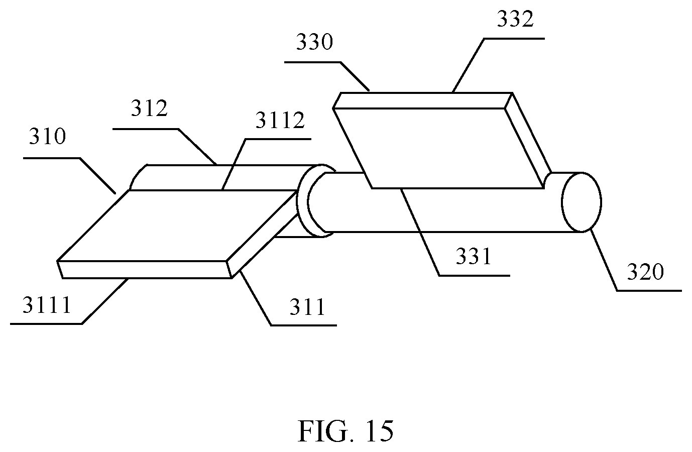 Patent US11847003 Figure 10 – Folding device and heat dissipation apparatus