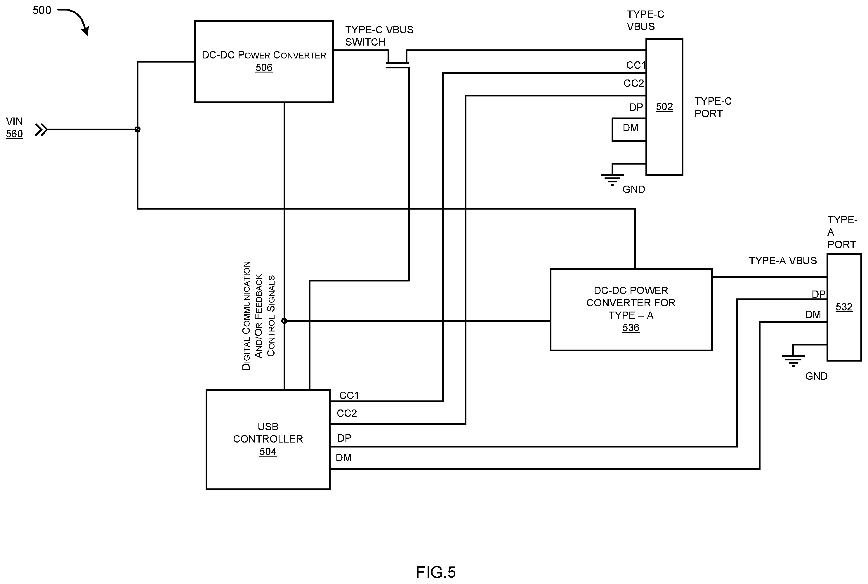 Patent US11847005 Figure 8 – Compact USB-C based multiport power supply device and method of operation thereof