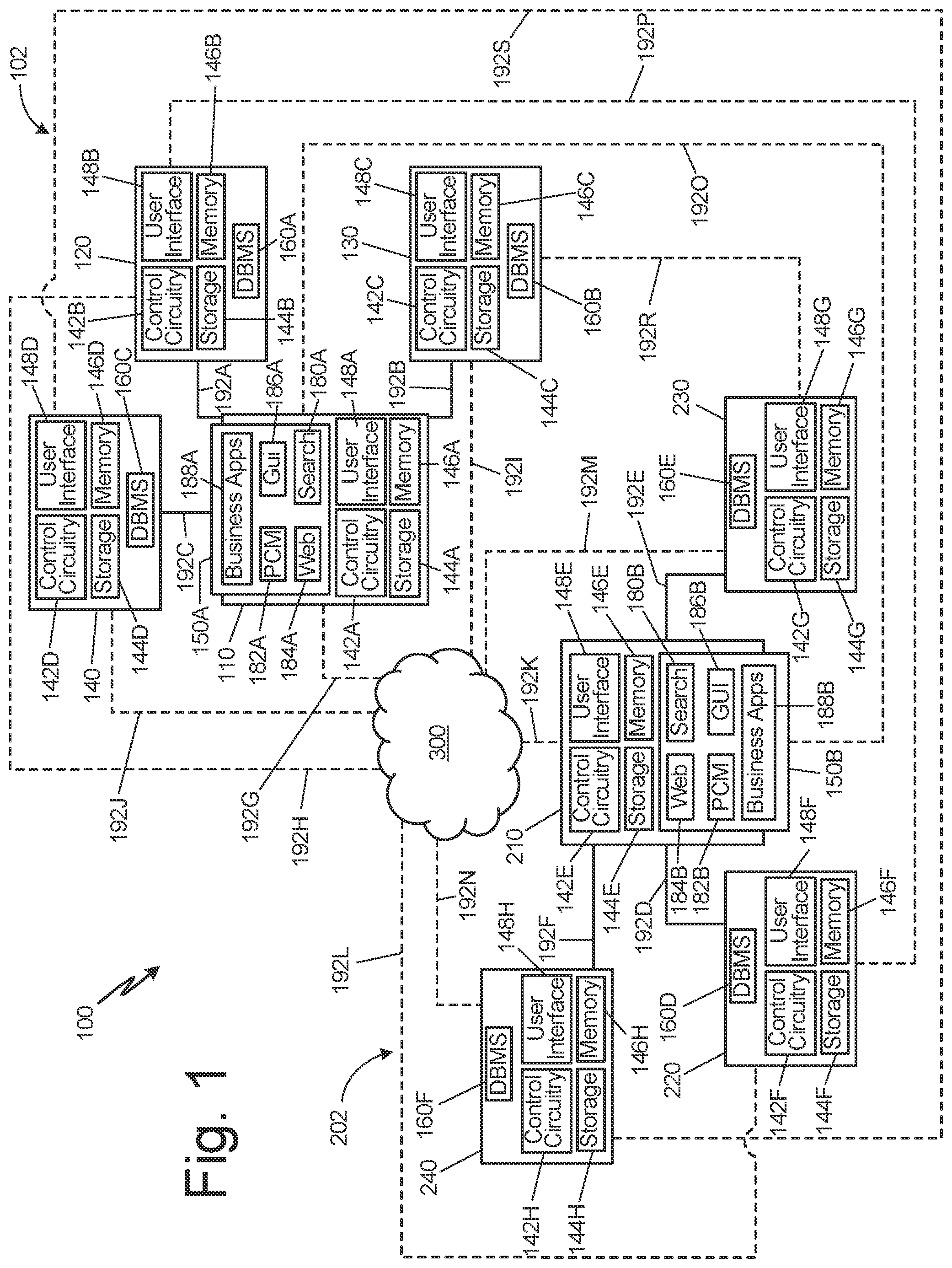 Patent US11847031 — Database recovery and database recovery testing — Figure 1