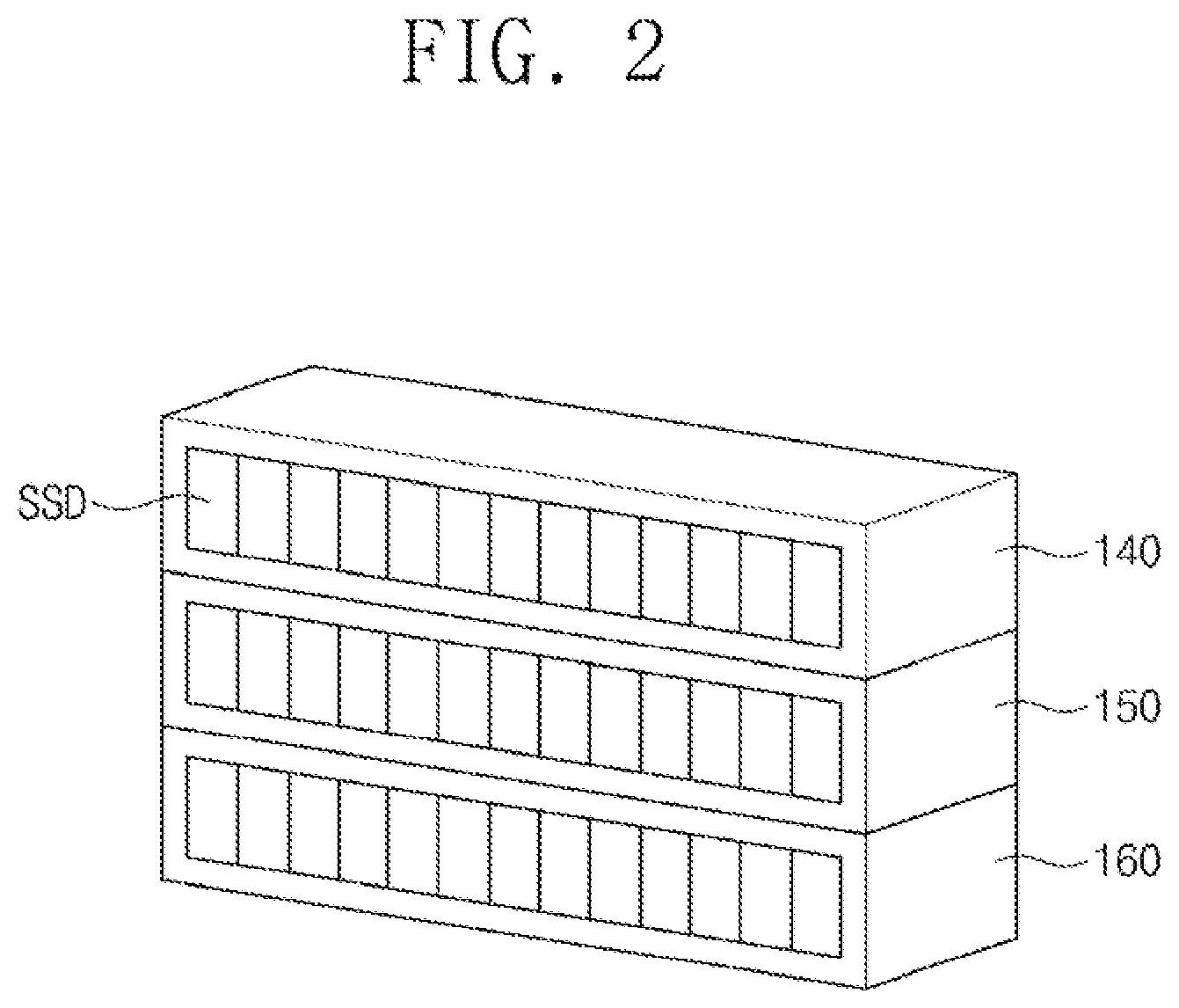 Patent US11847032 Figure 2 – Solid state drive, electronic device including solid state drive, and method of managing solid state drive