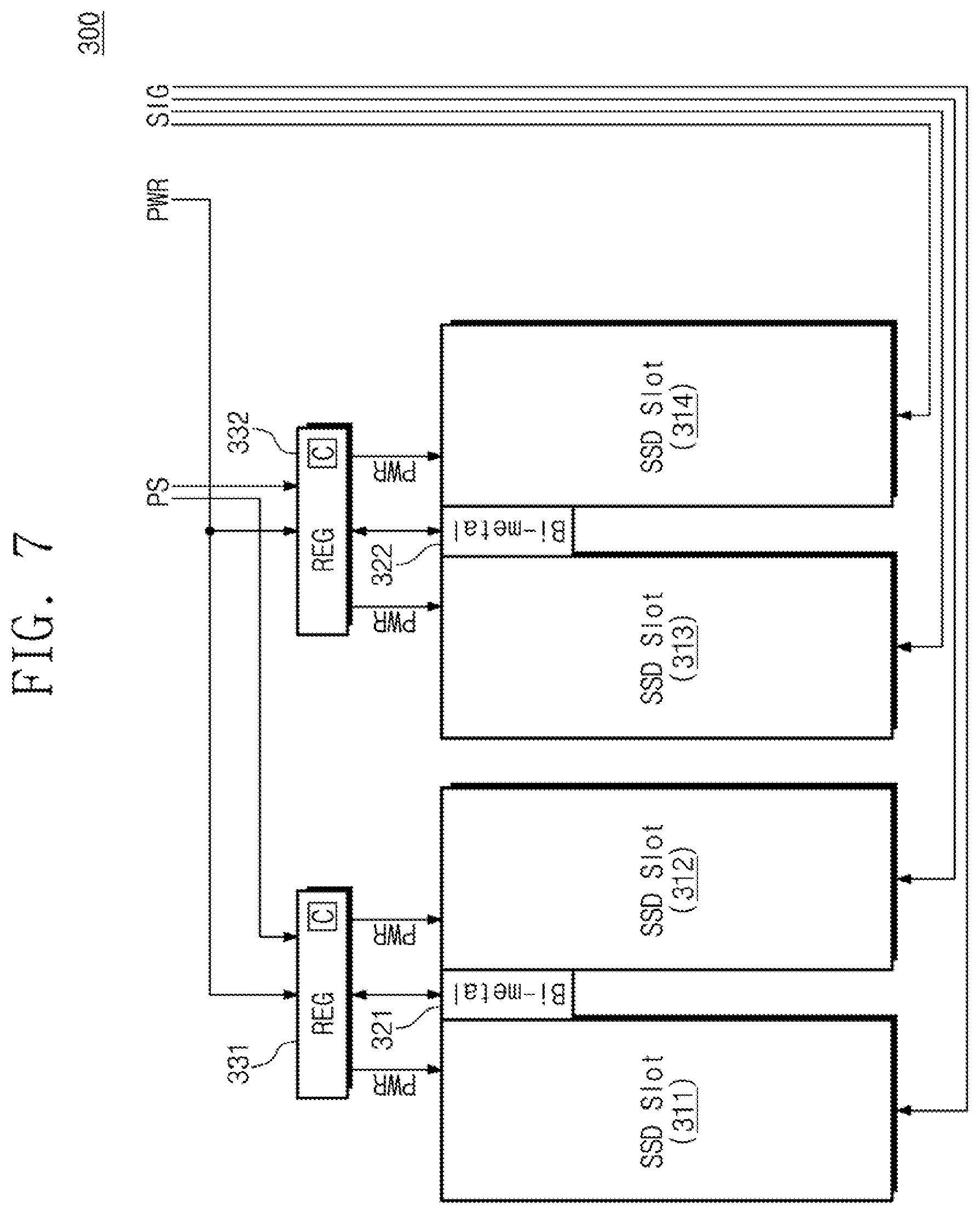 Patent US11847032 Figure 7 – Solid state drive, electronic device including solid state drive, and method of managing solid state drive