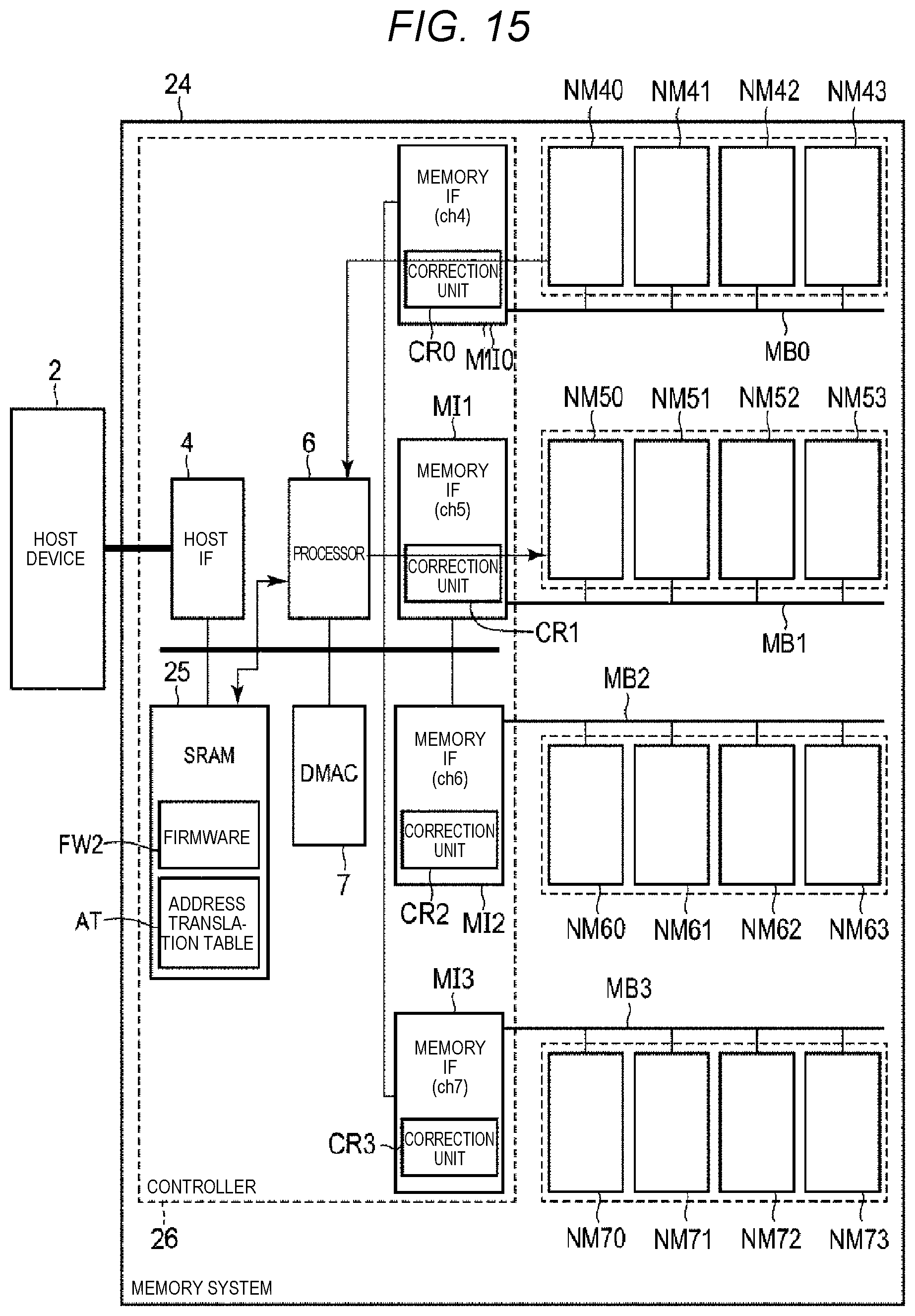 Patent US11847050 Figure 14 – Nonvolatile memory, memory system, and control method of nonvolatile memory