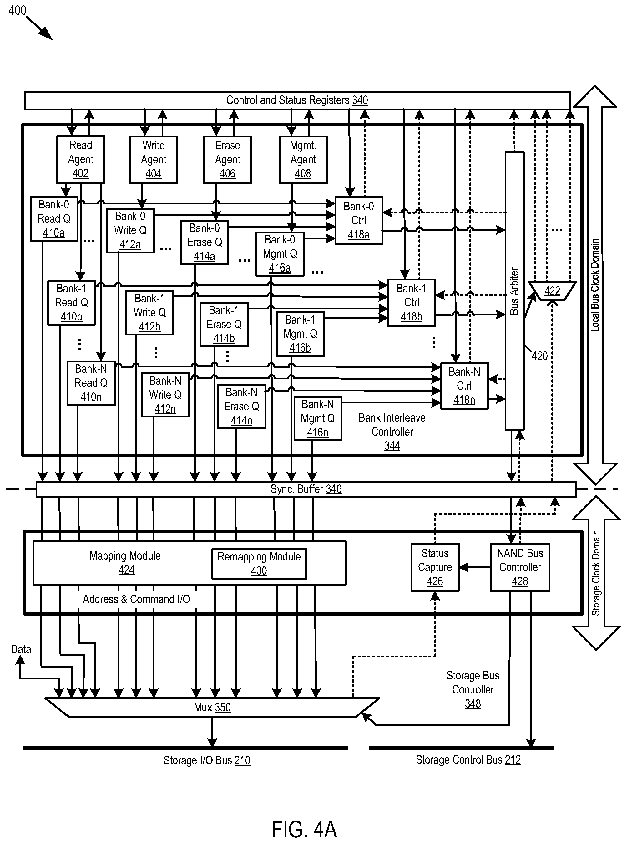 Patent US11847066 Figure 6 – Apparatus, system, and method for managing commands of solid-state storage using bank interleave