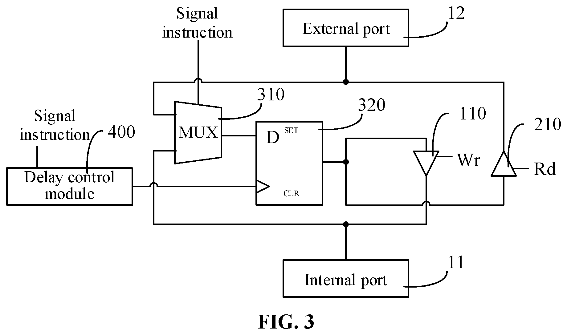 Patent US11847073 Figure 3 – Data path interface circuit, memory and memory system