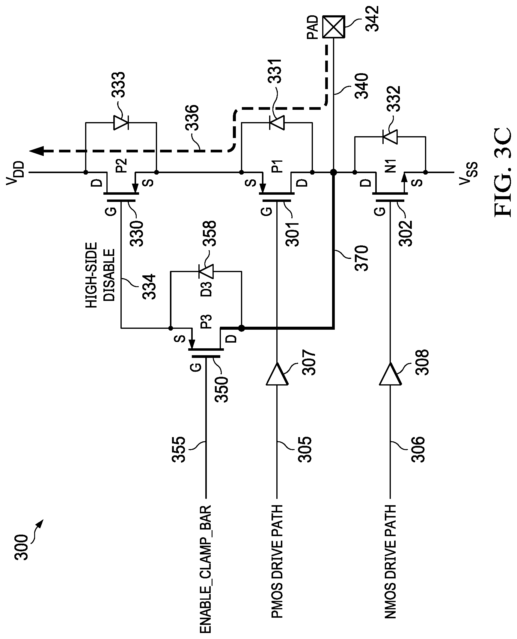 Patent US11847084 Figure 5 – Circuits and methods for enabling redundancy in an electronic system employing cold-sparing