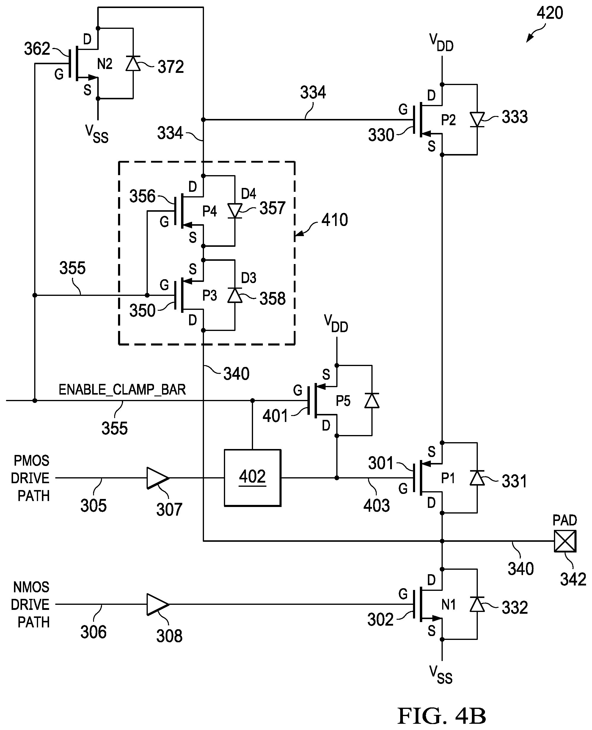 Patent US11847084 Figure 8 – Circuits and methods for enabling redundancy in an electronic system employing cold-sparing
