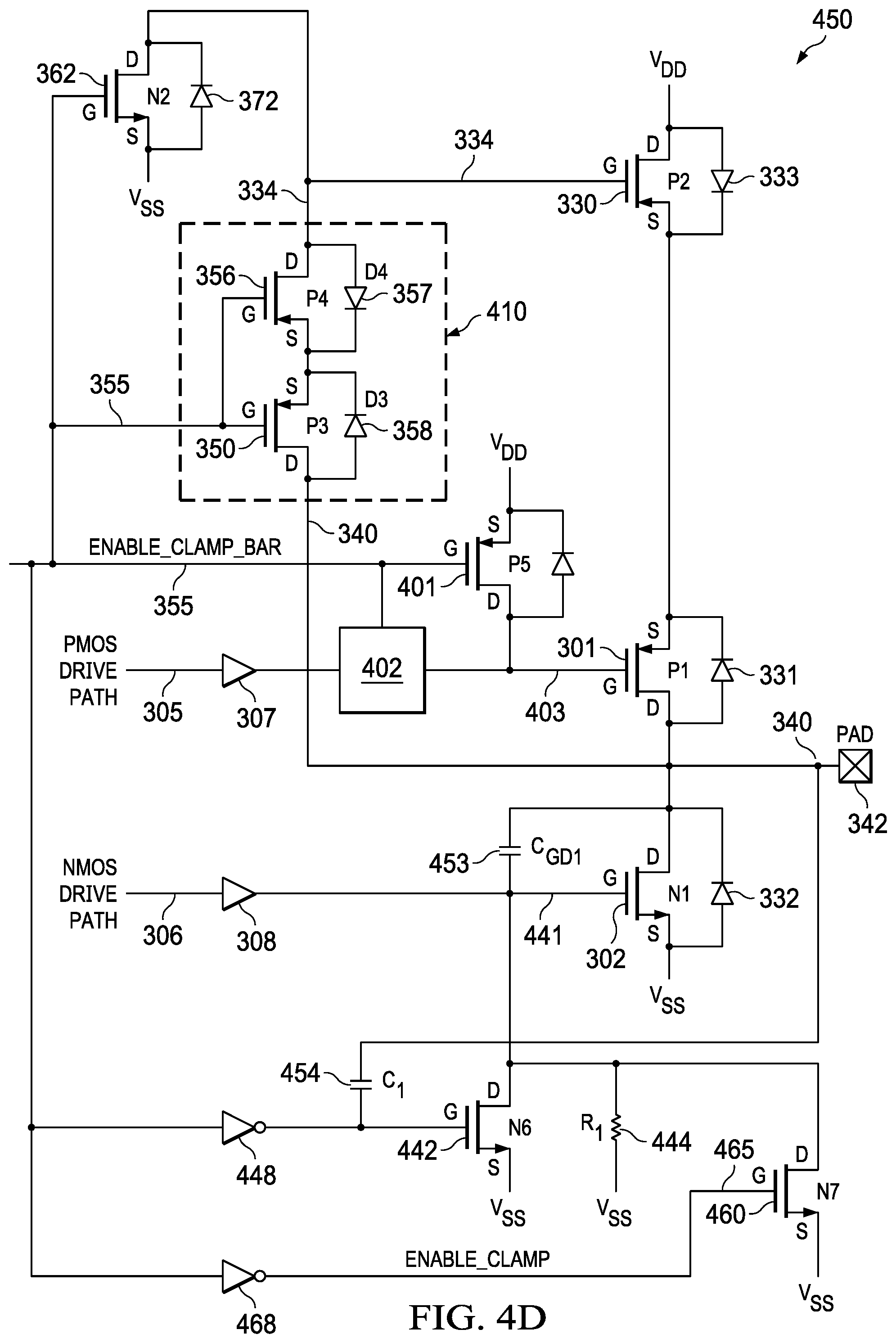 Patent US11847084 Figure 10 – Circuits and methods for enabling redundancy in an electronic system employing cold-sparing