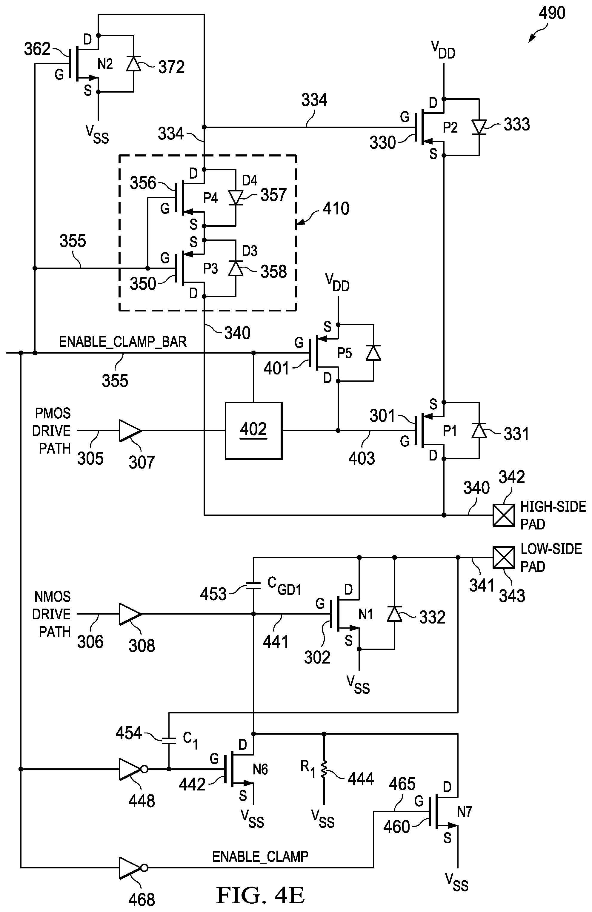 Patent US11847084 Figure 11 – Circuits and methods for enabling redundancy in an electronic system employing cold-sparing