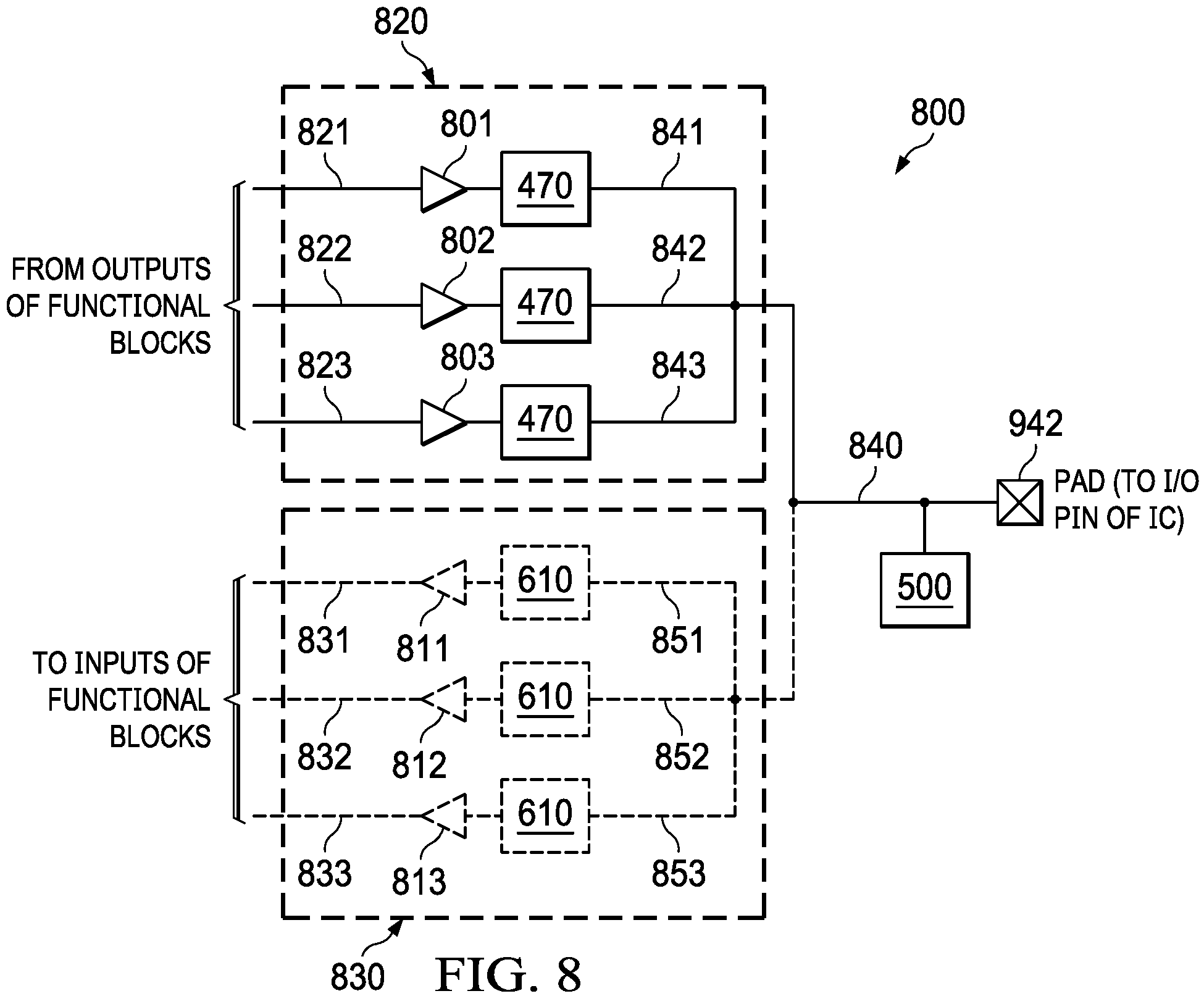 Patent US11847084 Figure 14 – Circuits and methods for enabling redundancy in an electronic system employing cold-sparing