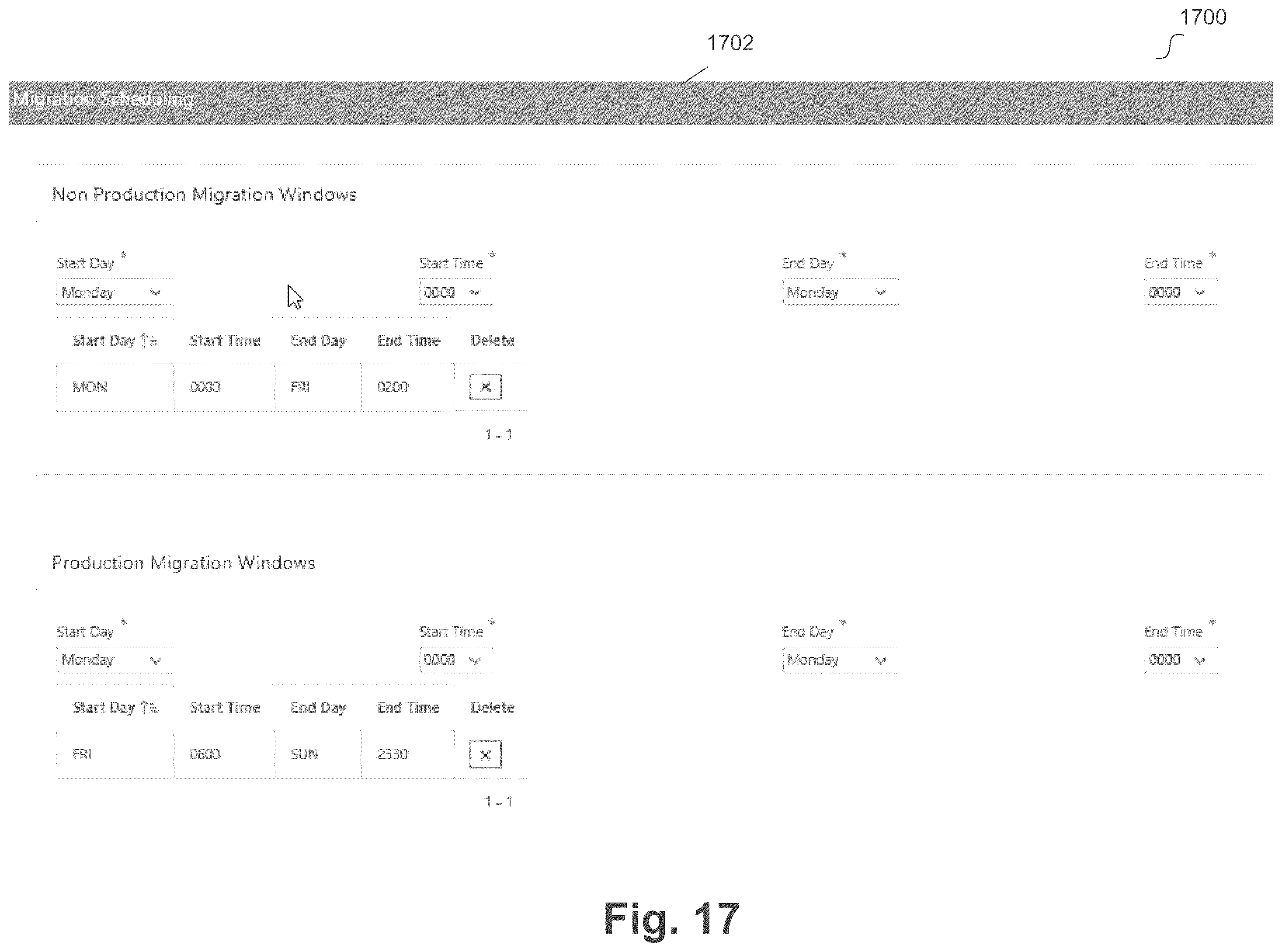 Patent US11847103 Figure 17 – Data migration using customizable database consolidation rules
