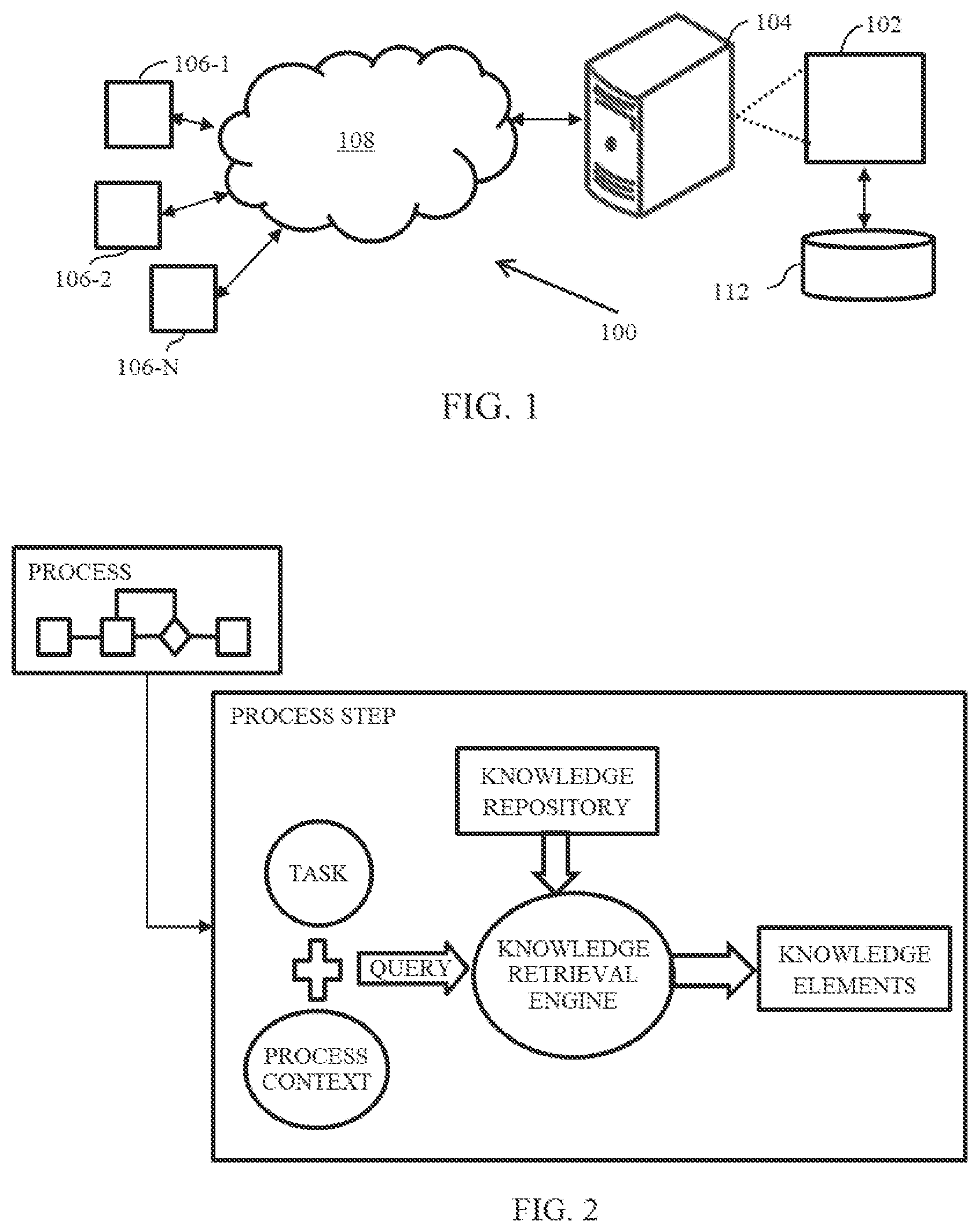 Patent US11847123 Figure 1 – System and method for knowledge retrieval using ontology-based context matching