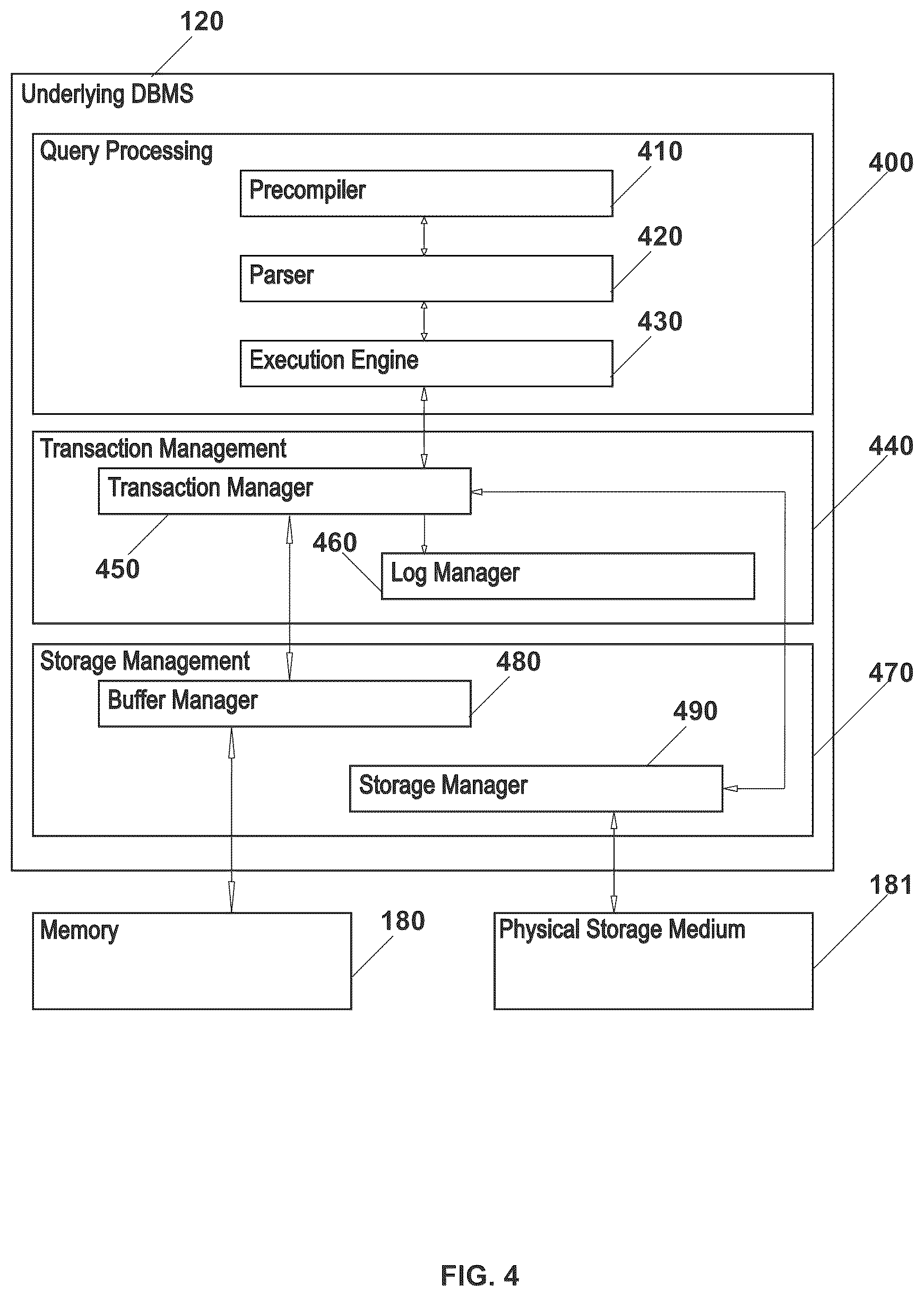 Patent US11847125 Figure 5 – Systems and methods of using an artificially intelligent database management system and interfaces for mobile, embedded, and other computing devices