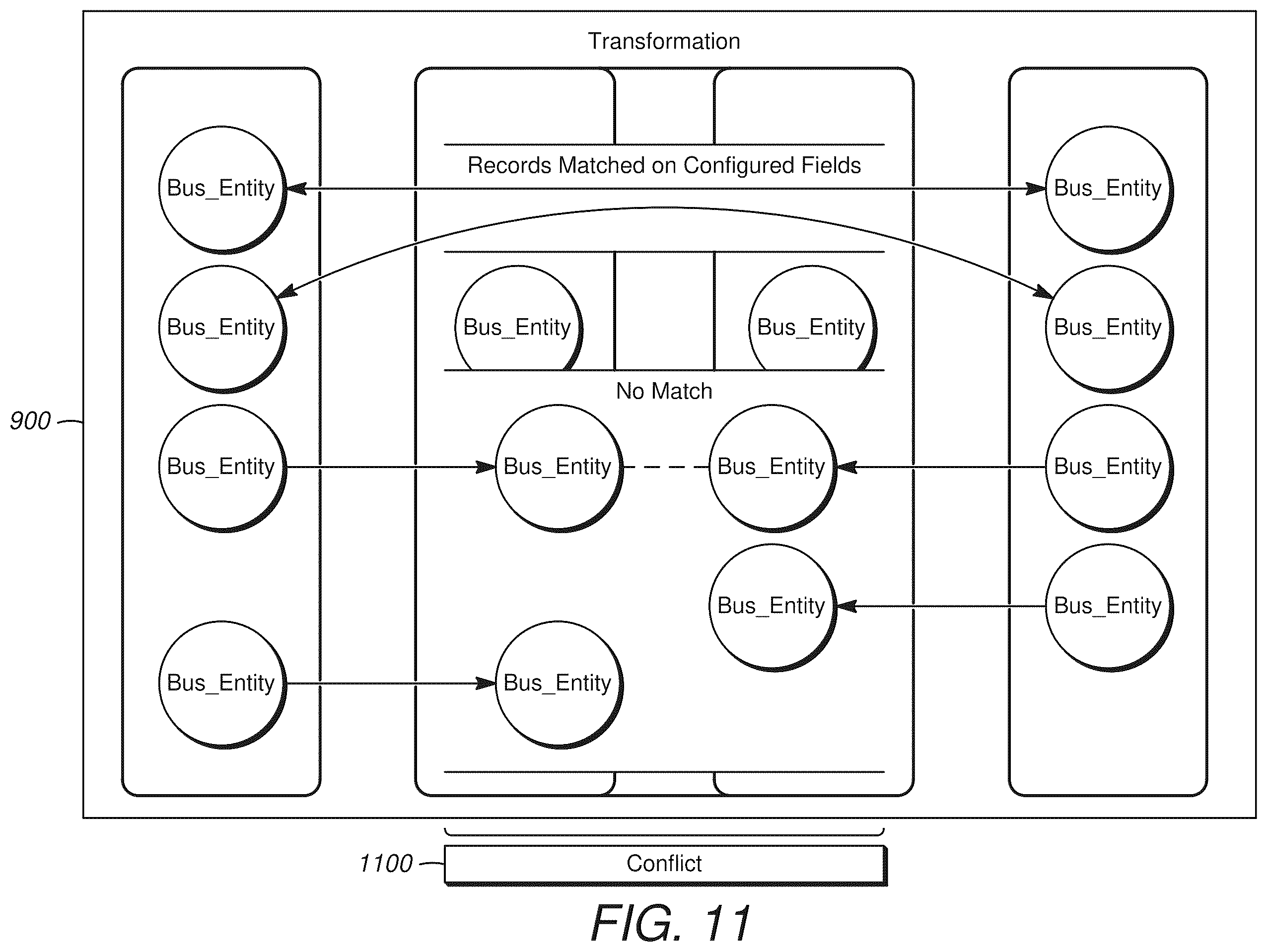 Patent US11847134 Figure 10 – Computerized system for programmatic mapping of record lineage based on data flow through data storage components