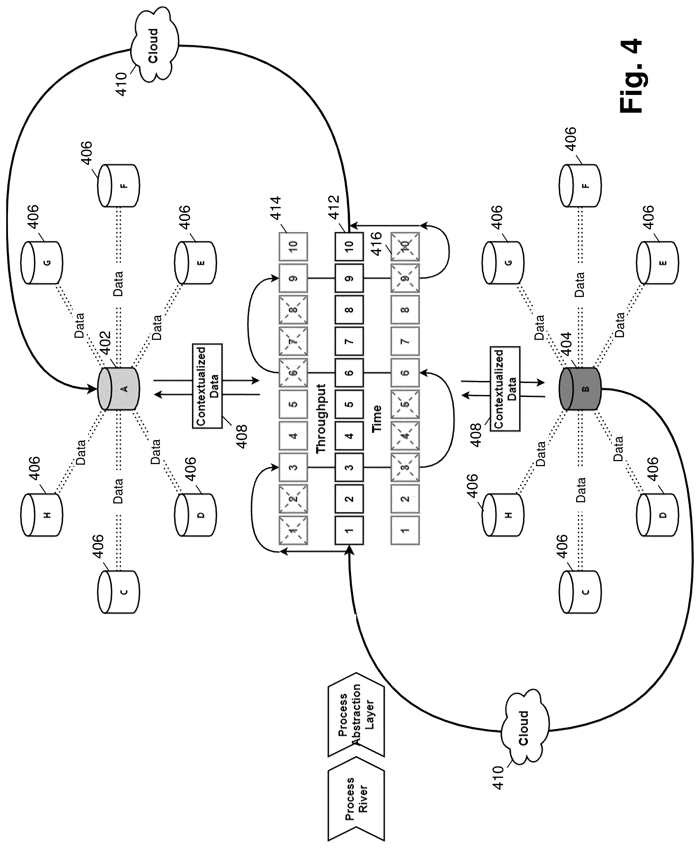 Patent US11847138 Figure 5 – Reflection database architecture with state driven synchronization