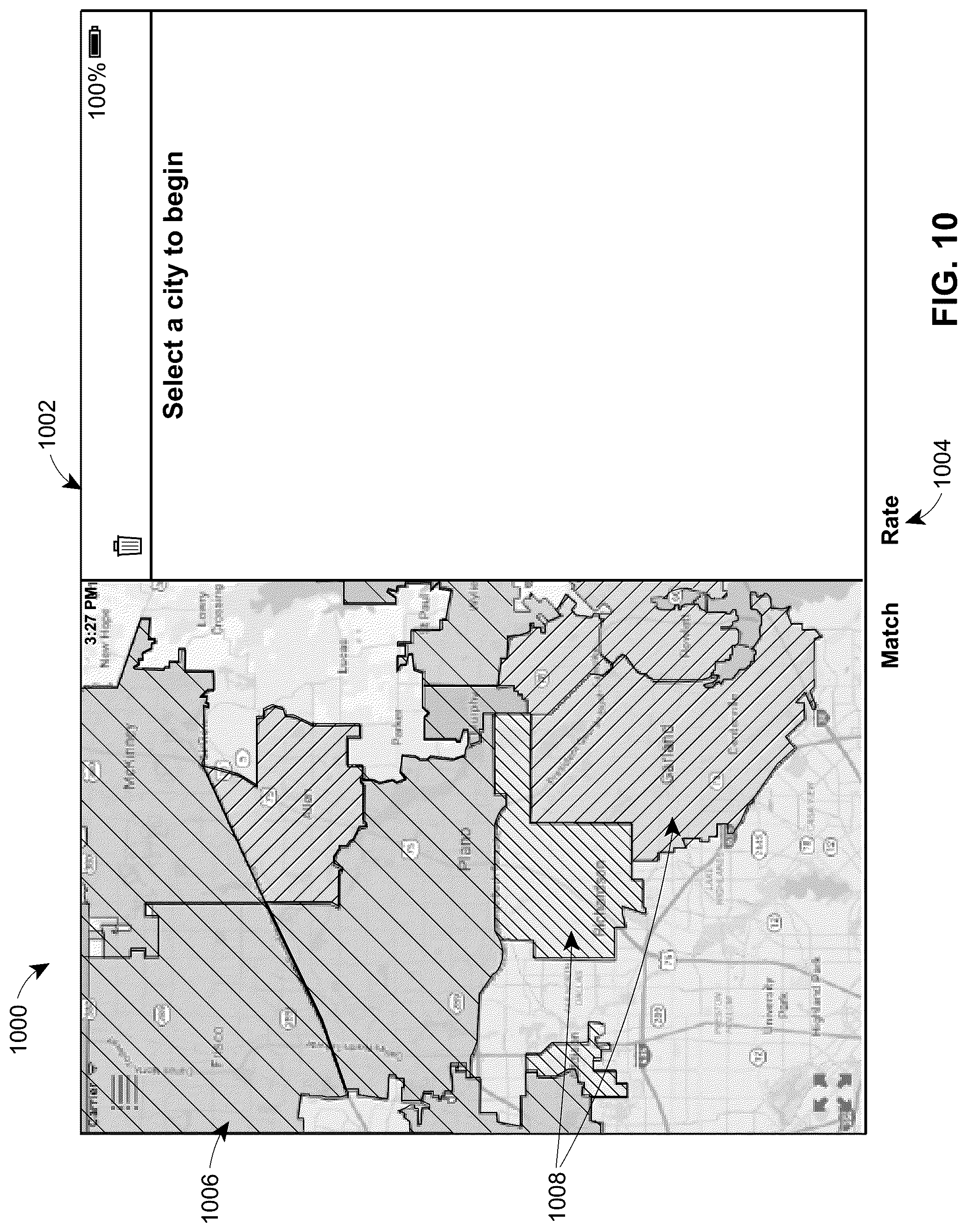 Patent US11847146 Figure 10 – System and method for identifying locations with lifestyle preferences