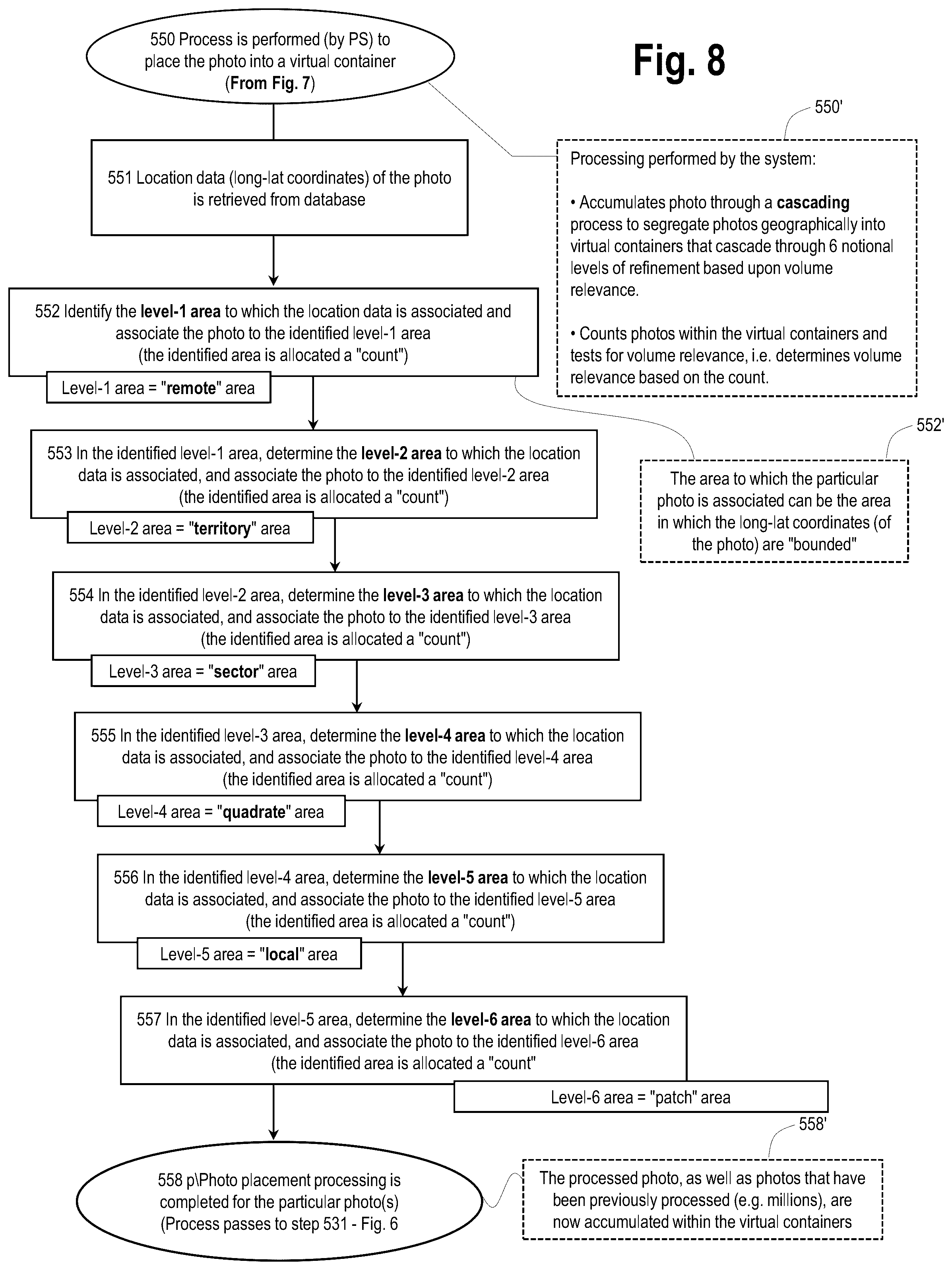 Patent US11847158 Figure 8 – Systems and methods for processing media to generate dynamic groups to provide content