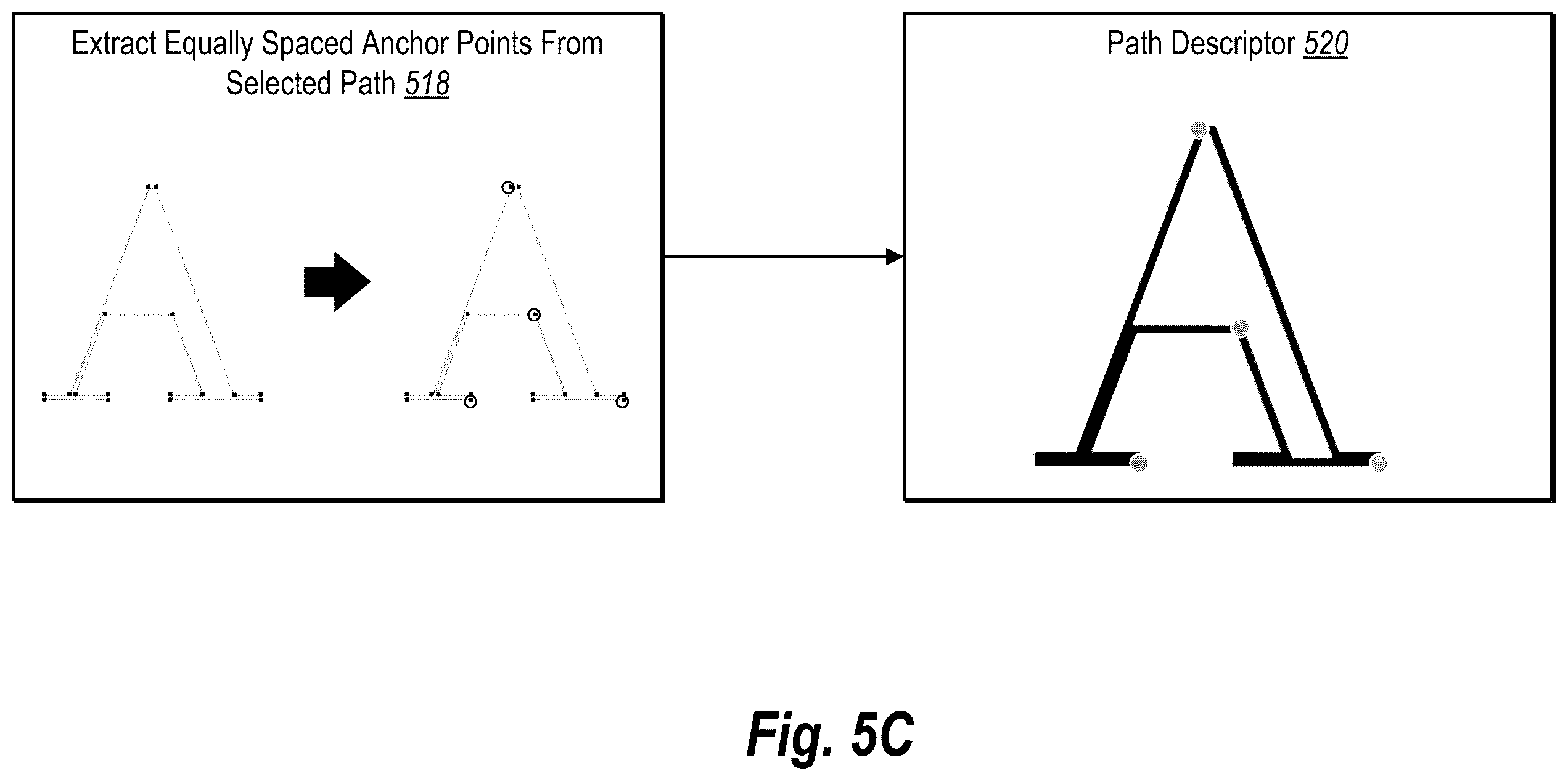 Patent US11847159 Figure 6 – Detecting typography elements from outlines