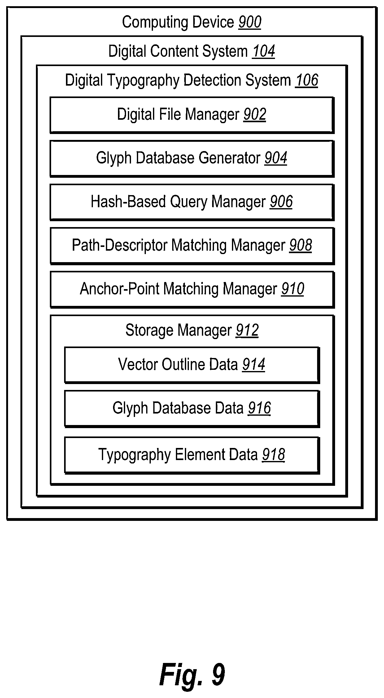 Patent US11847159 Figure 10 – Detecting typography elements from outlines