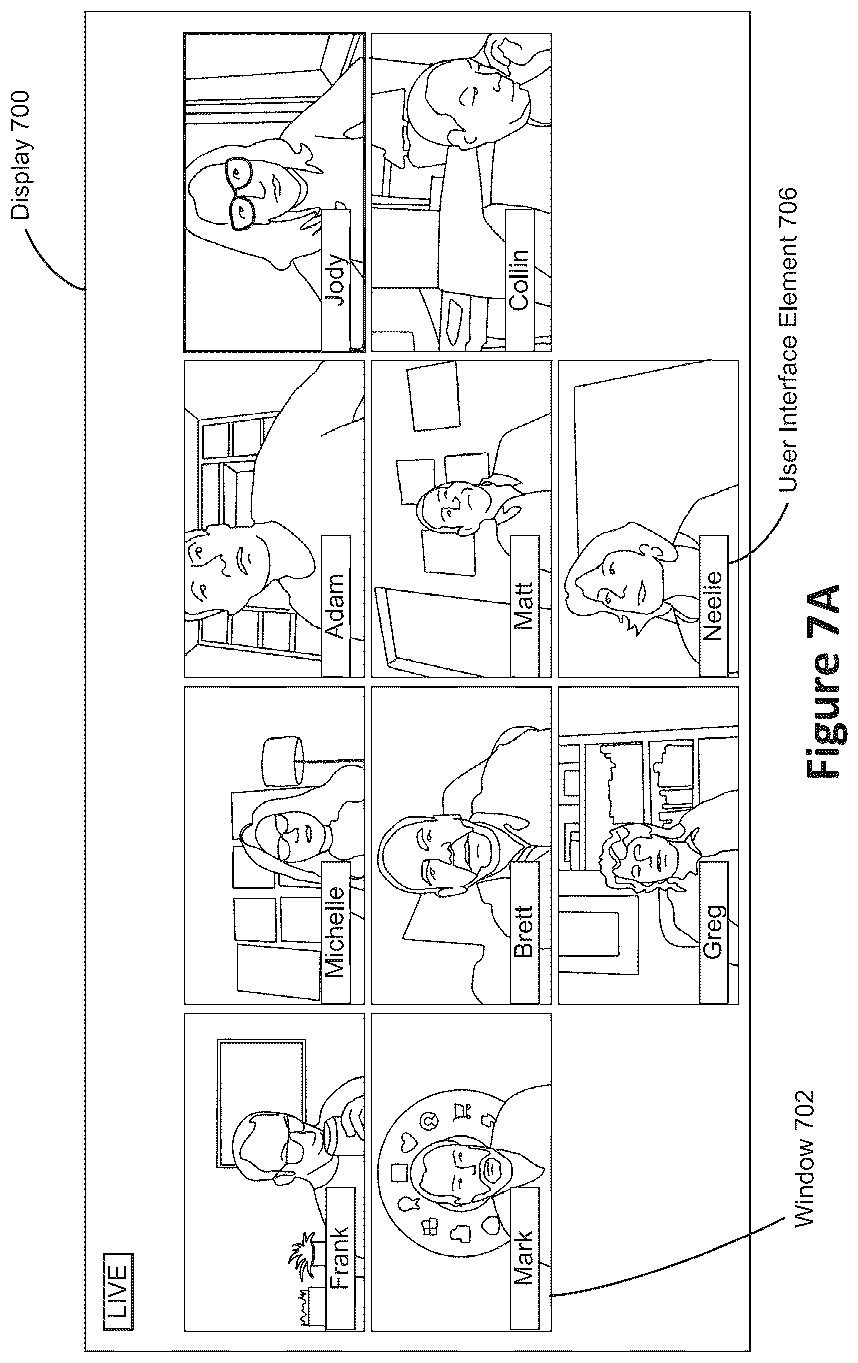 Patent US11847165 Figure 7 – Integration of video conferencing applications with on-demand database services