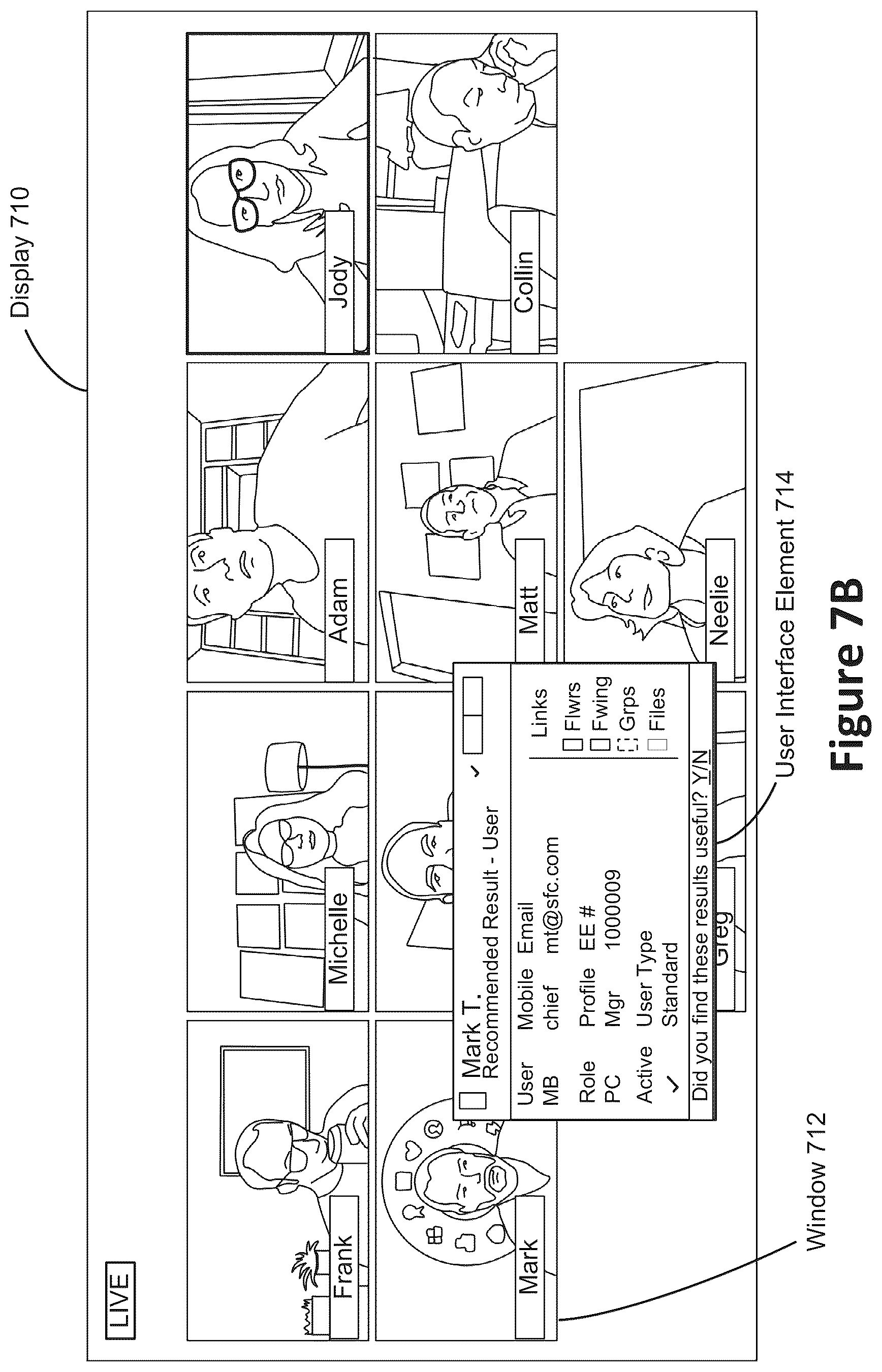 Patent US11847165 Figure 8 – Integration of video conferencing applications with on-demand database services